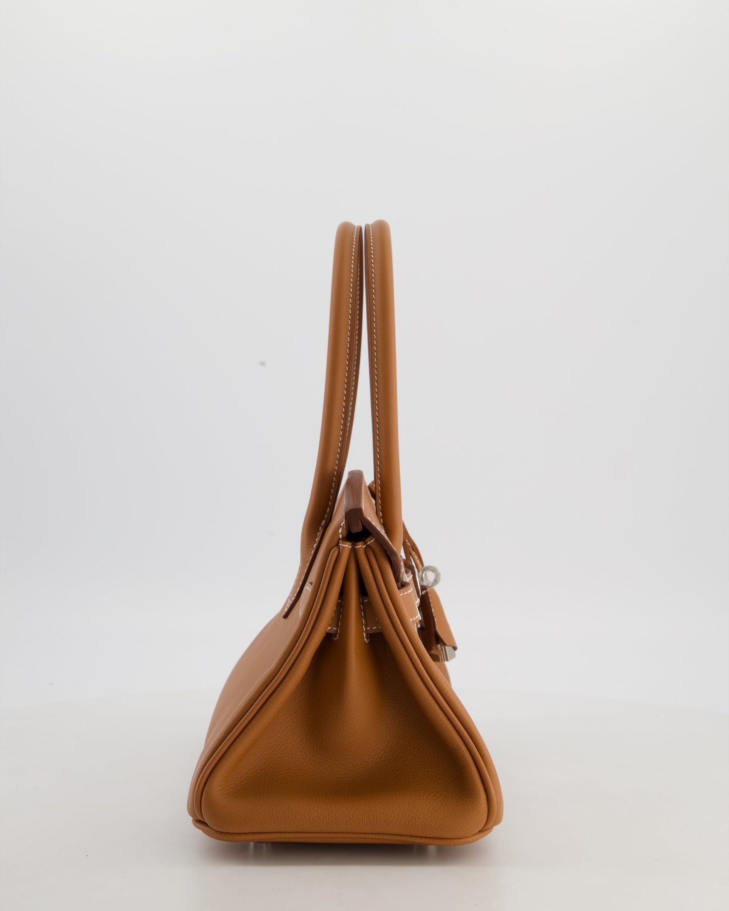 *RARE* Hermes Shoulder Birkin Light 29 Bag in Gold Evercolour Leather with Palladium Hardware