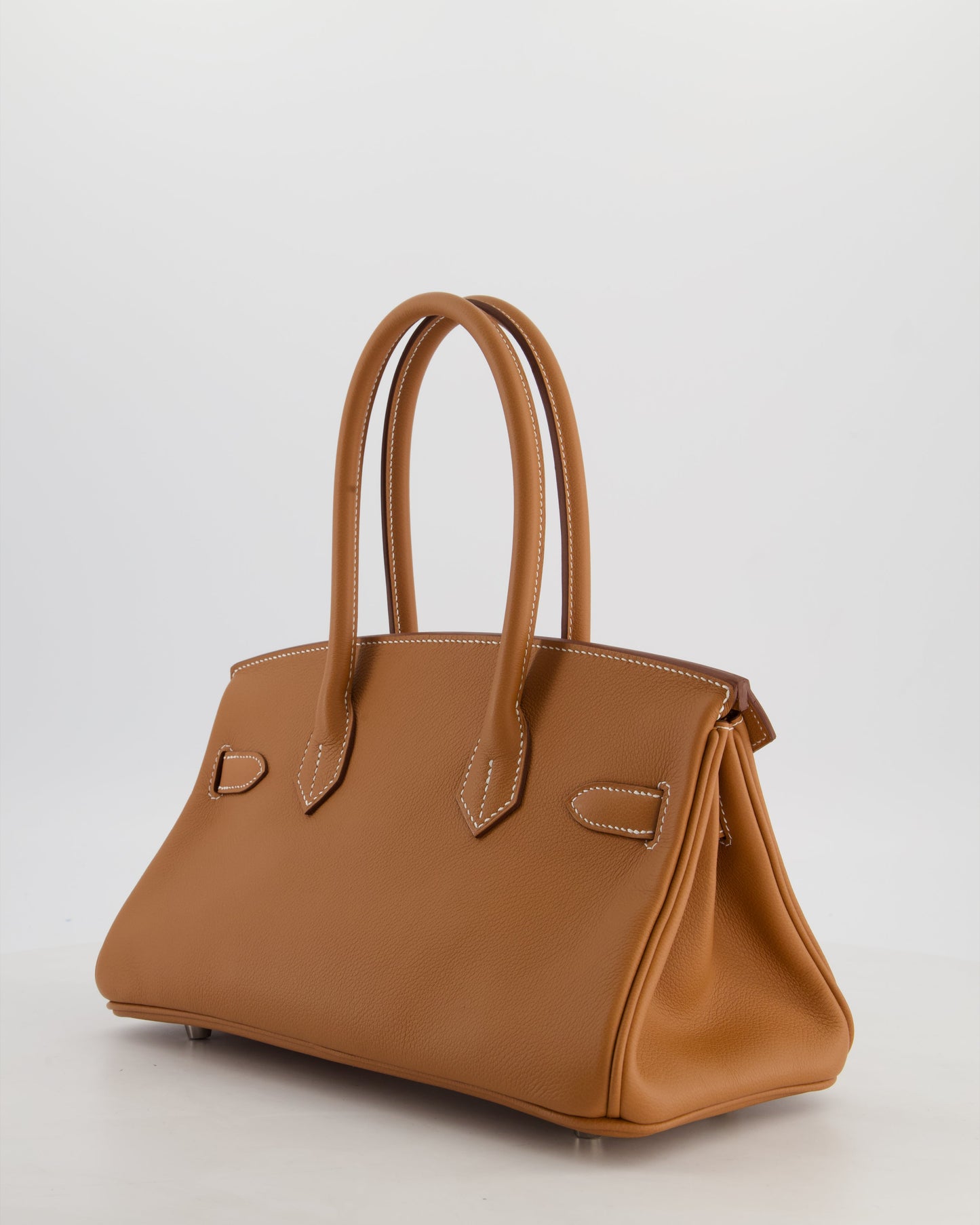*RARE* Hermes Shoulder Birkin Light 29 Bag in Gold Evercolour Leather with Palladium Hardware