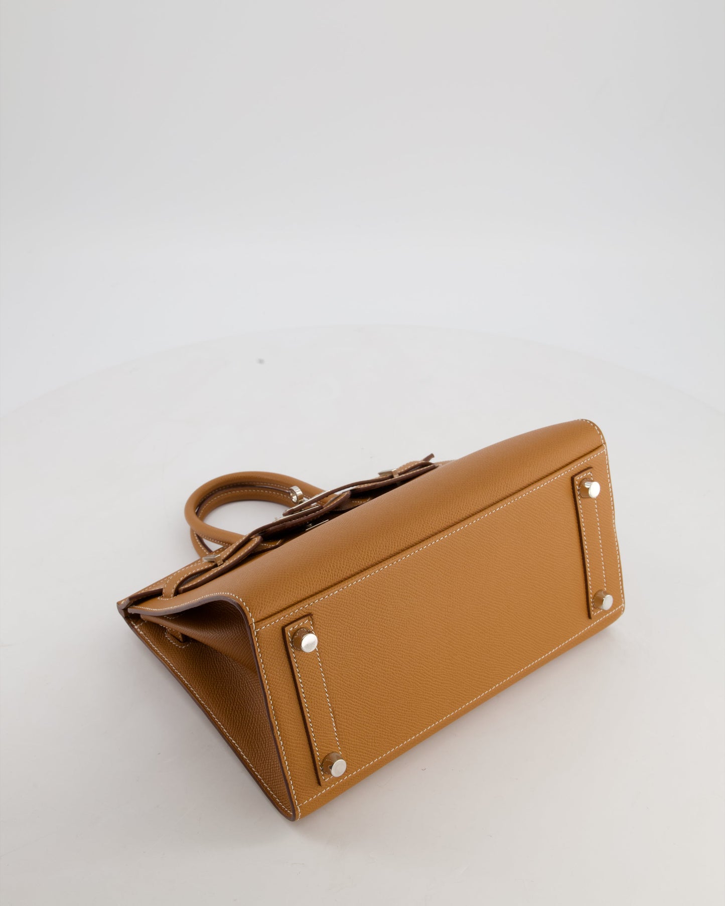 *RARE* Hermes Birkin 25 Sellier Bag in Gold Epsom Leather with Palladium Hardware