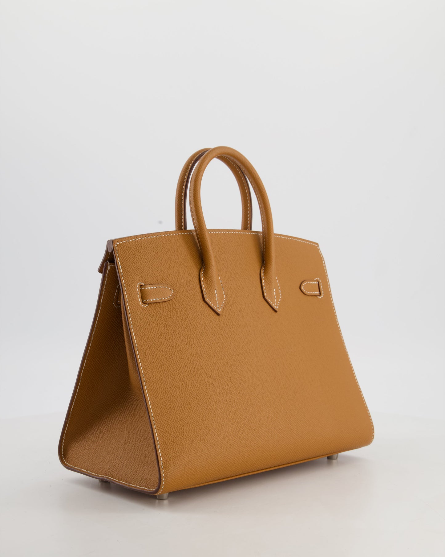 *RARE* Hermes Birkin 25 Sellier Bag in Gold Epsom Leather with Palladium Hardware