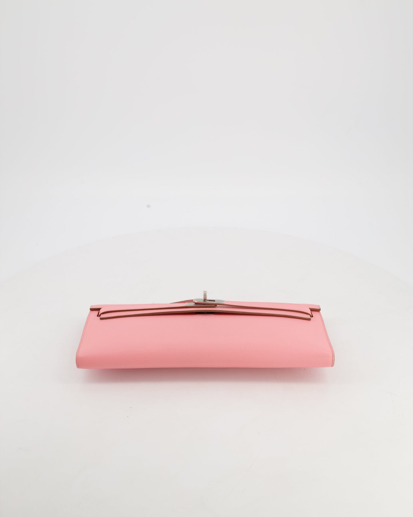 *RARE* Hermes Kelly Cut Bag in Rose Confetti Epsom Leather with Palladium Hardware
