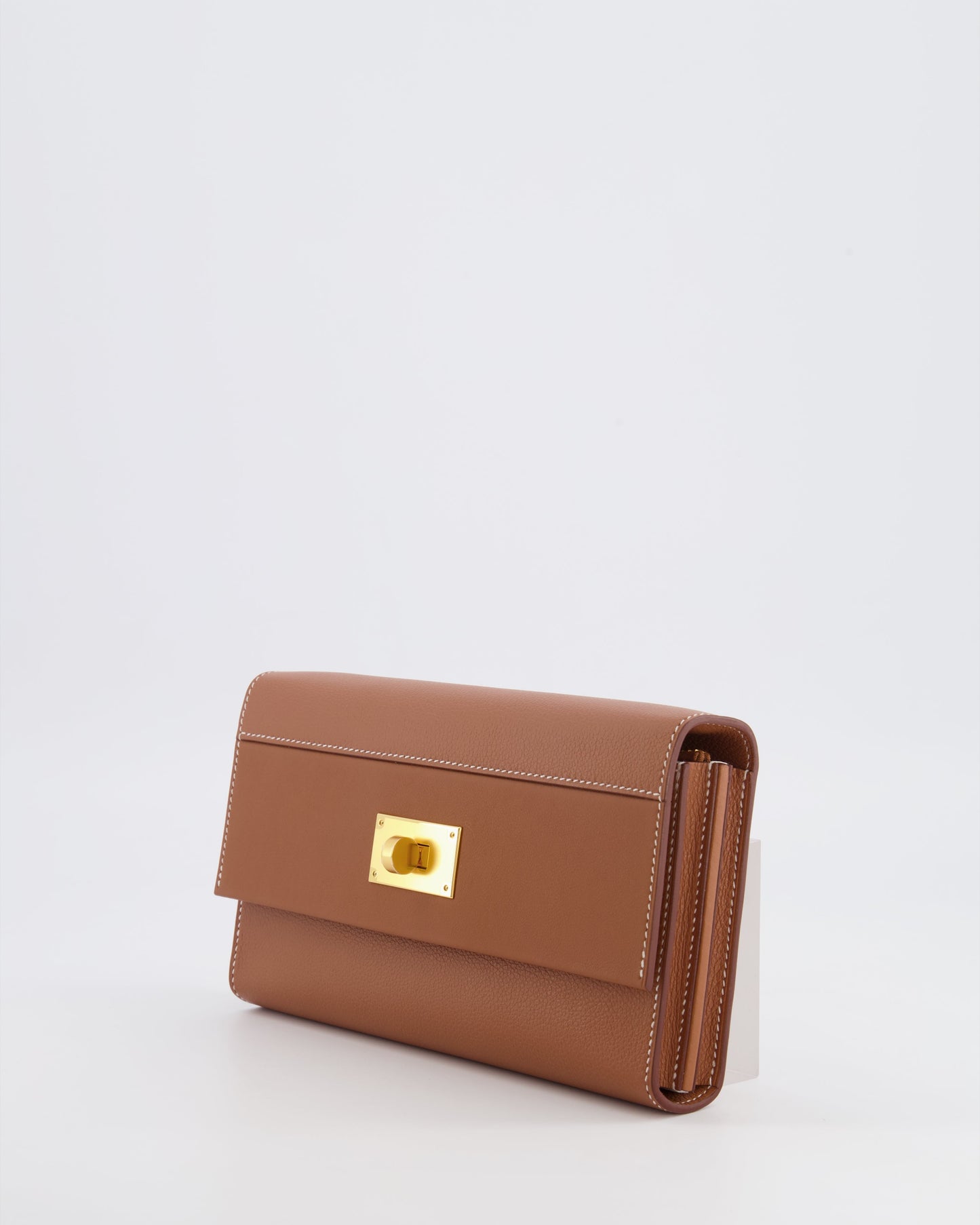 *NEW MODEL* Hermes 24/24 To Go Bag in Gold Evercolor Leather with Gold Hardware