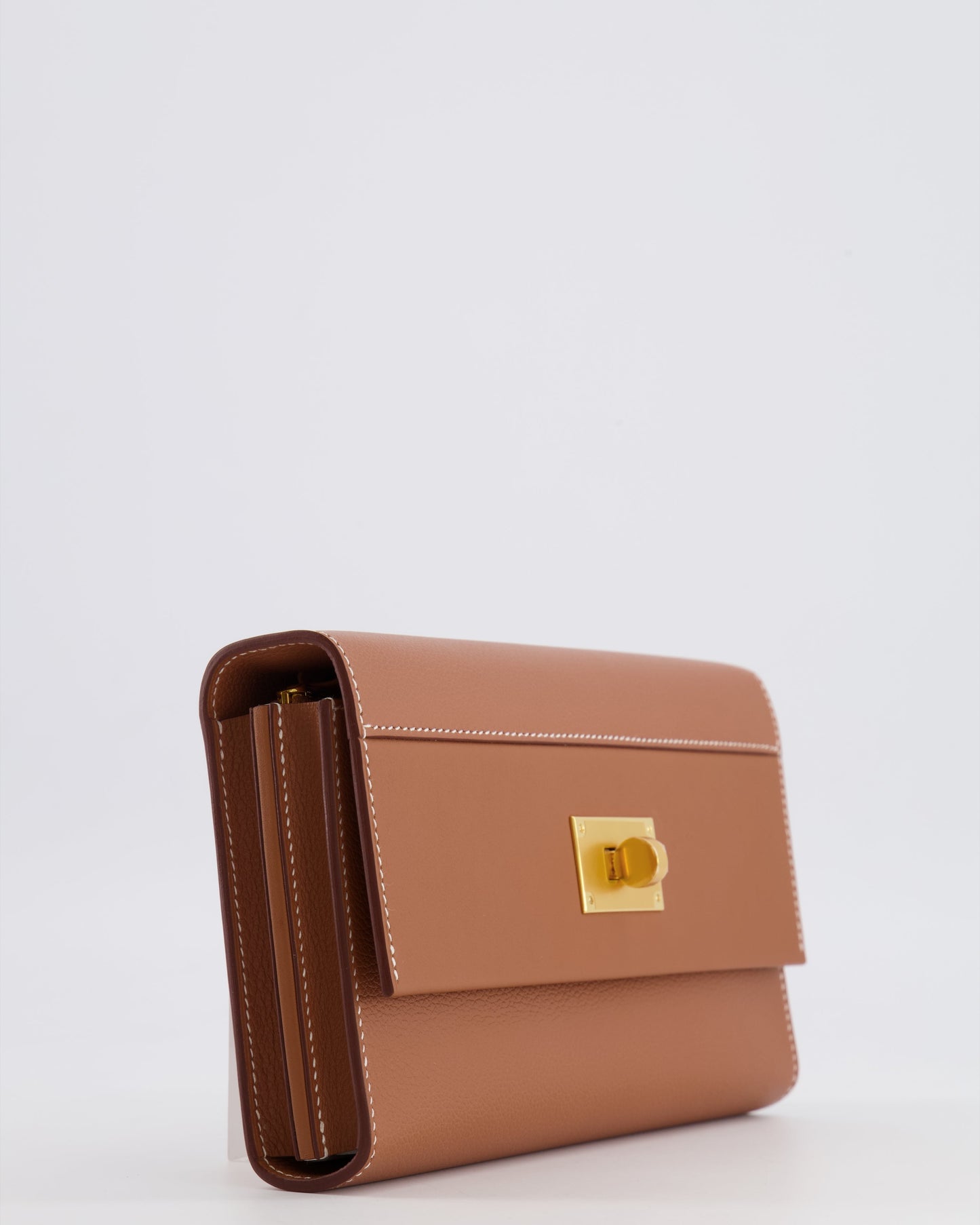 *NEW MODEL* Hermes 24/24 To Go Bag in Gold Evercolor Leather with Gold Hardware