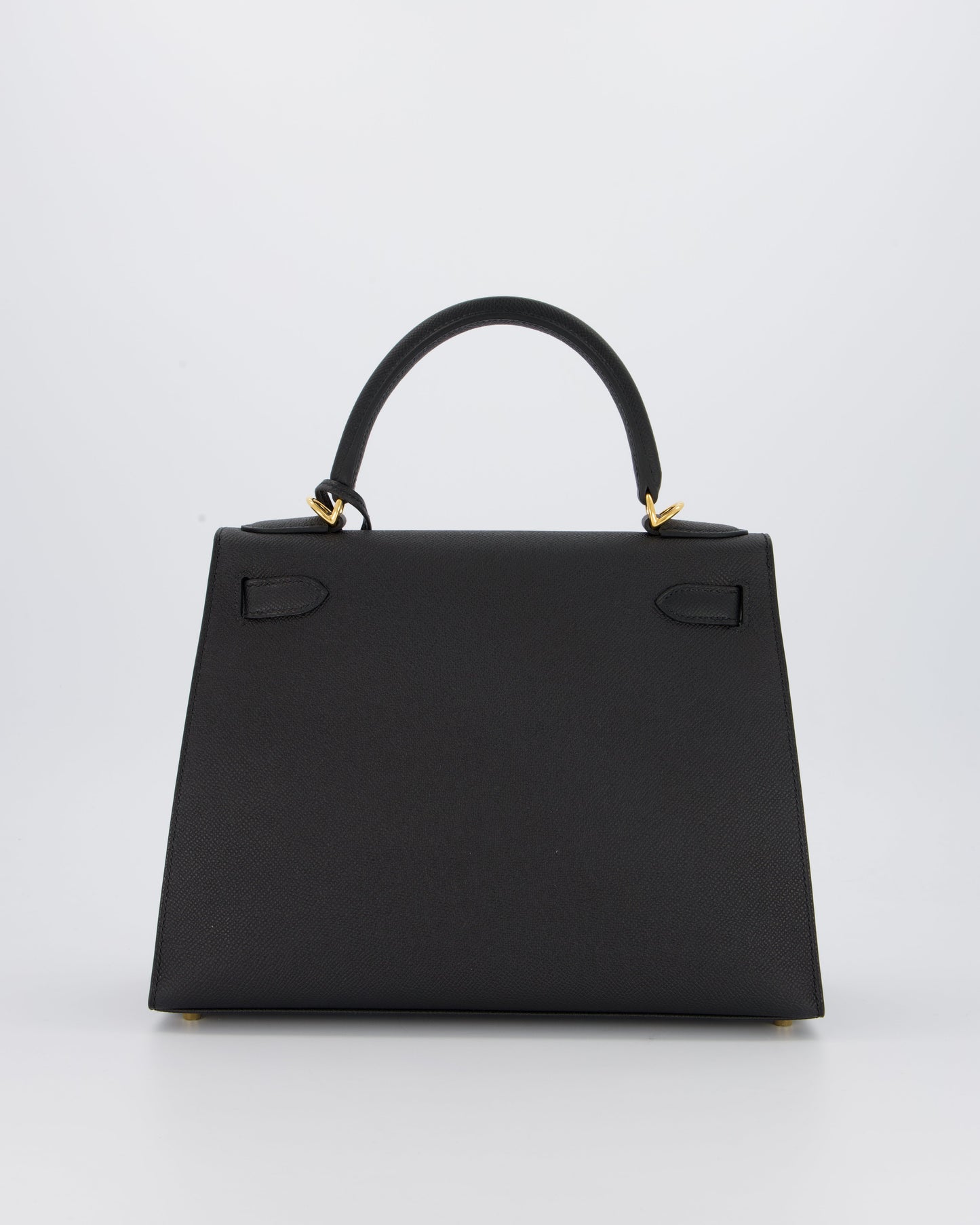 Hermes Kelly 28 Sellier Bag in Noir Epsom Leather with Gold Hardware