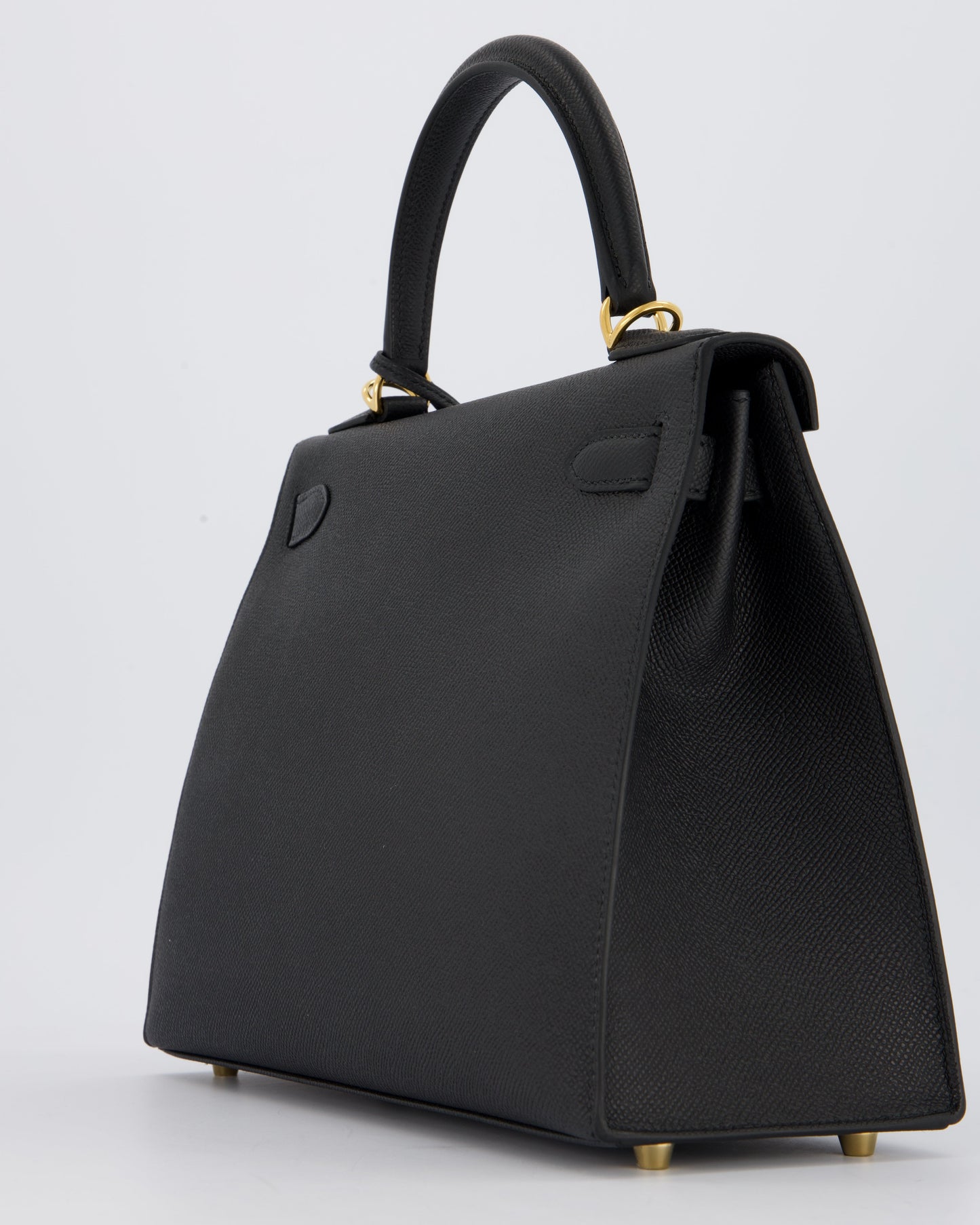 Hermes Kelly 28 Sellier Bag in Noir Epsom Leather with Gold Hardware