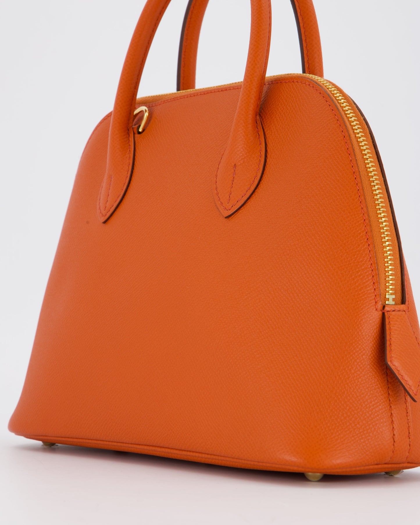 Hermes Bolide 1923 25cm Bag in Terre Battue Epsom Leather with Gold Hardware