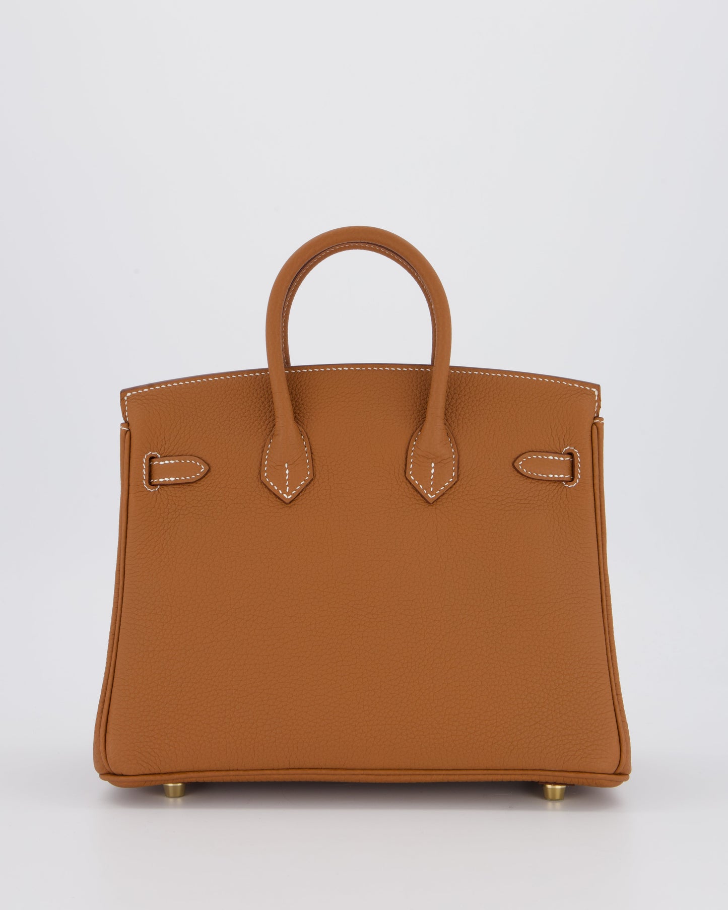 *HOT* Hermes Birkin 25 Retourne Bag in Gold Togo Leather with Gold Hardware