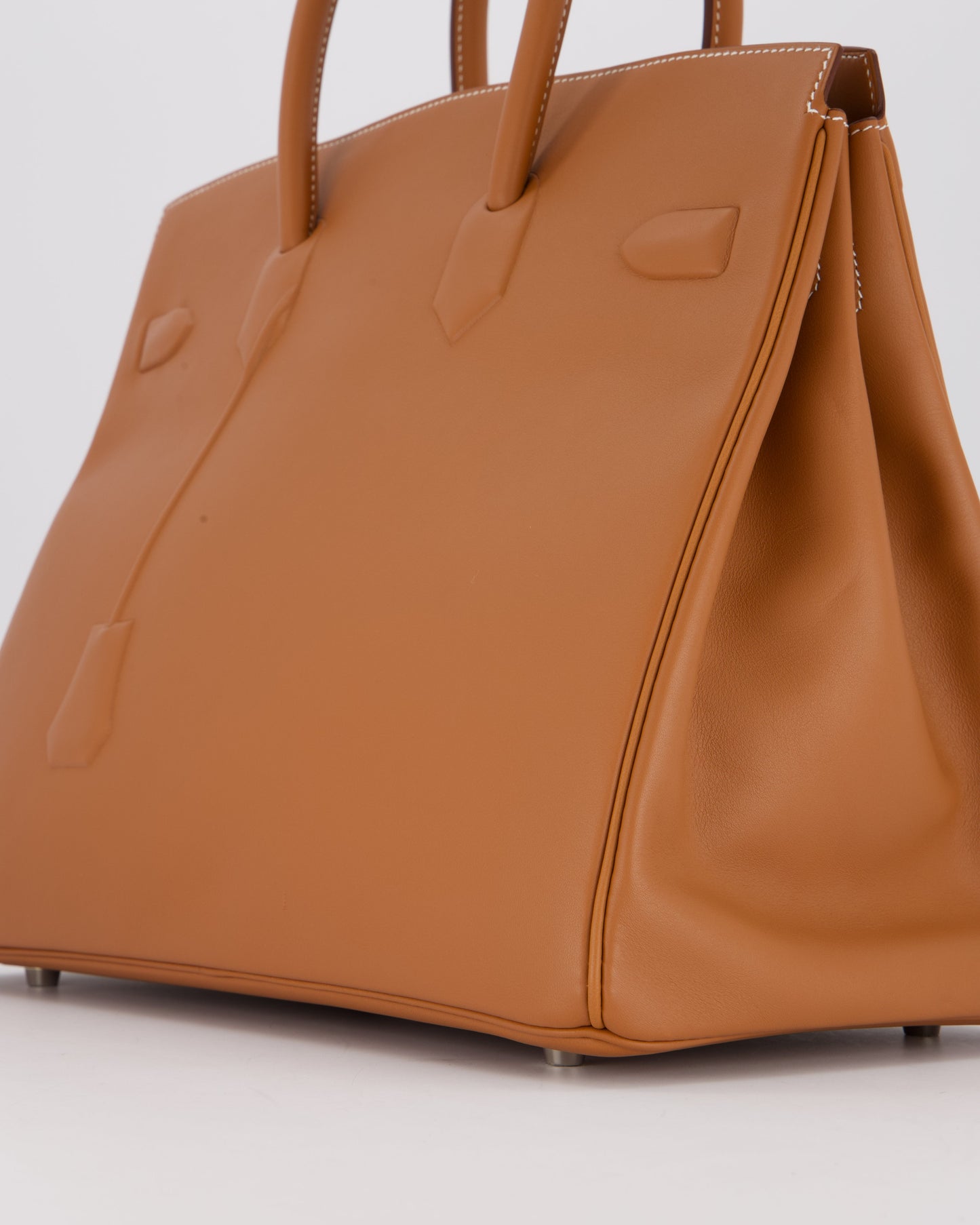 Hermes Birkin 35 Shadow in Gold Swift Leather and Palladium Hardware