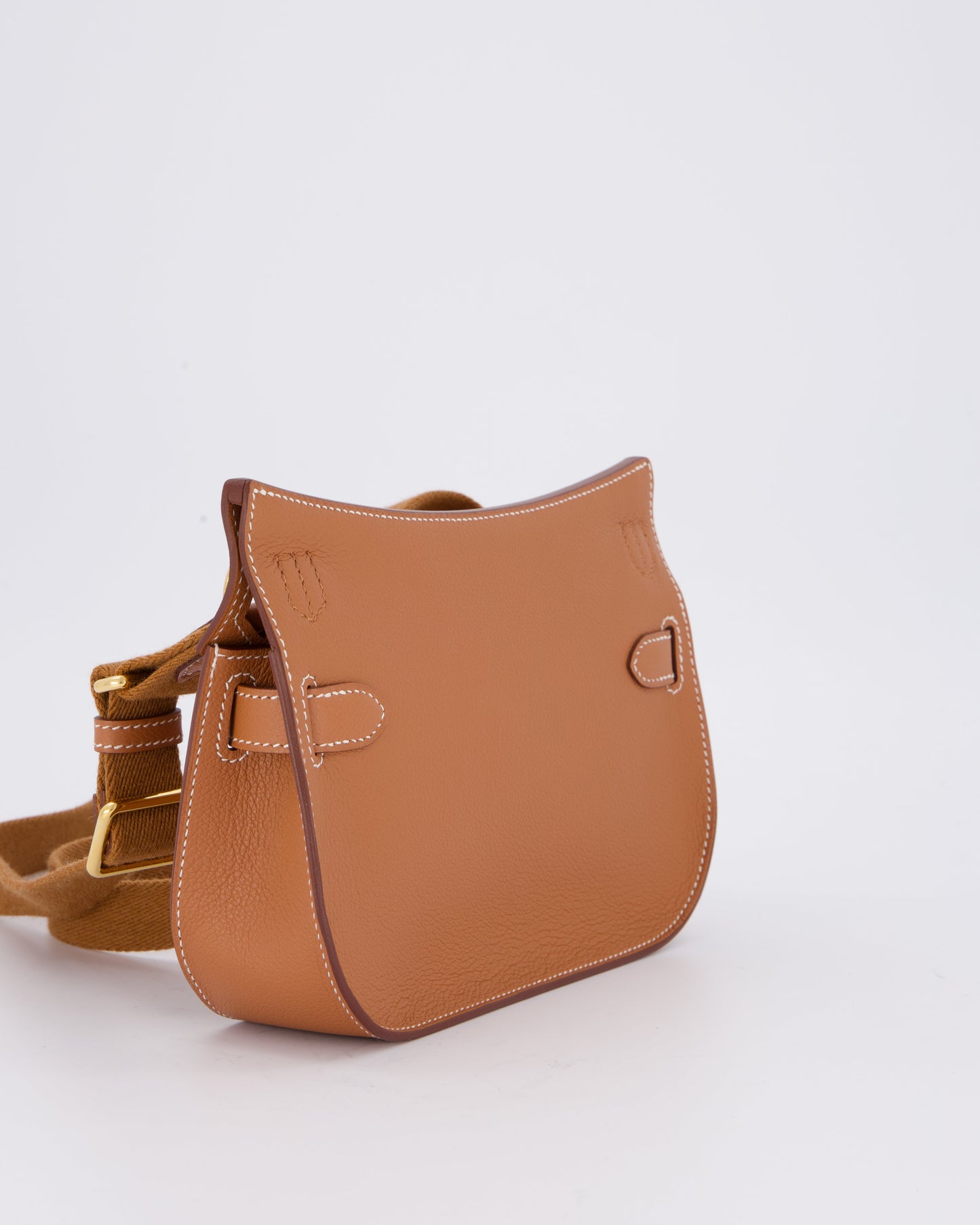 *RARE* Hermes Mini Jypsiere Bag in Gold Evercolour Leather with Gold Hardware