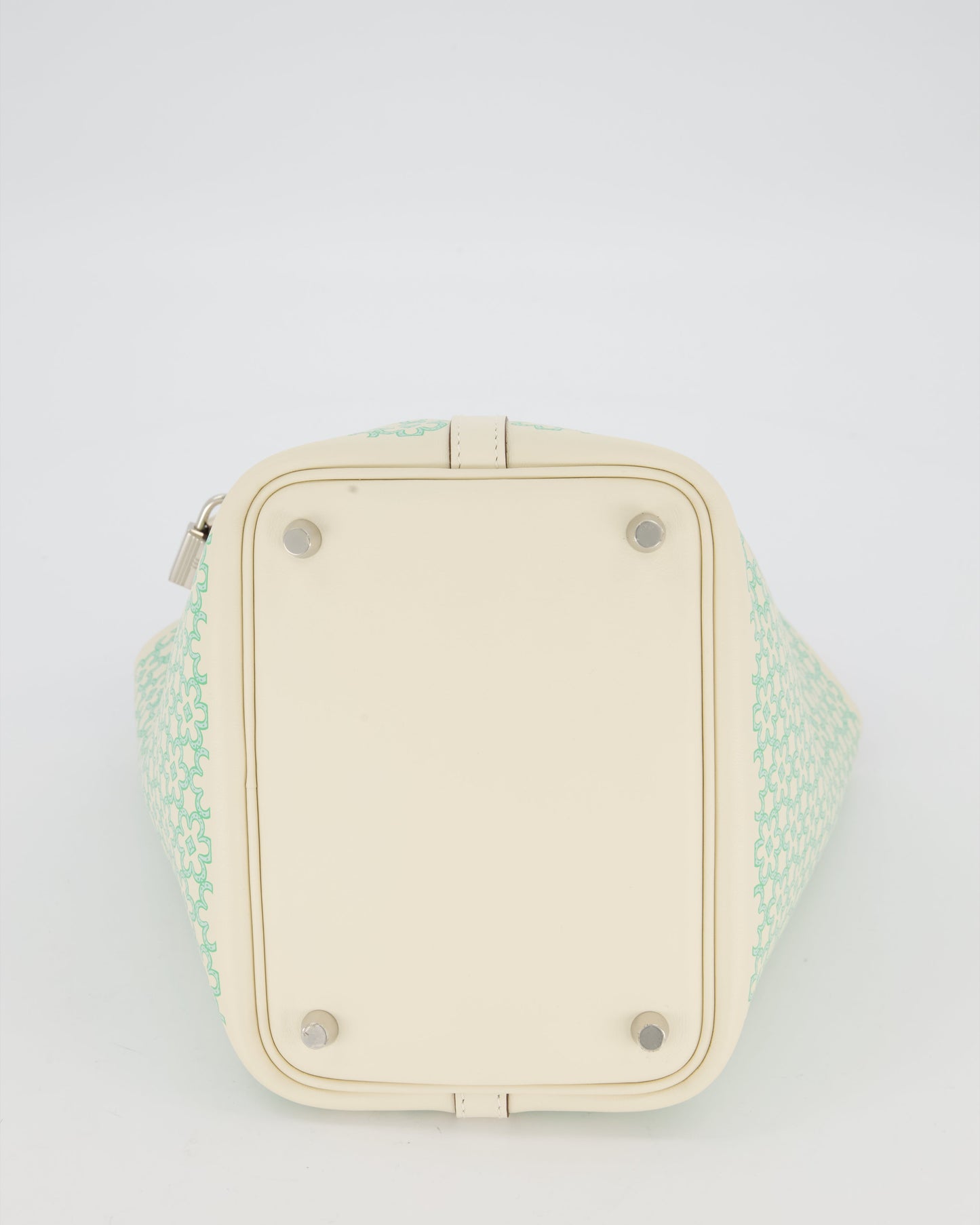 Hermes Picotin 18 Lucky Daisy Bag in Nata Swift Leather with Palladium Hardware