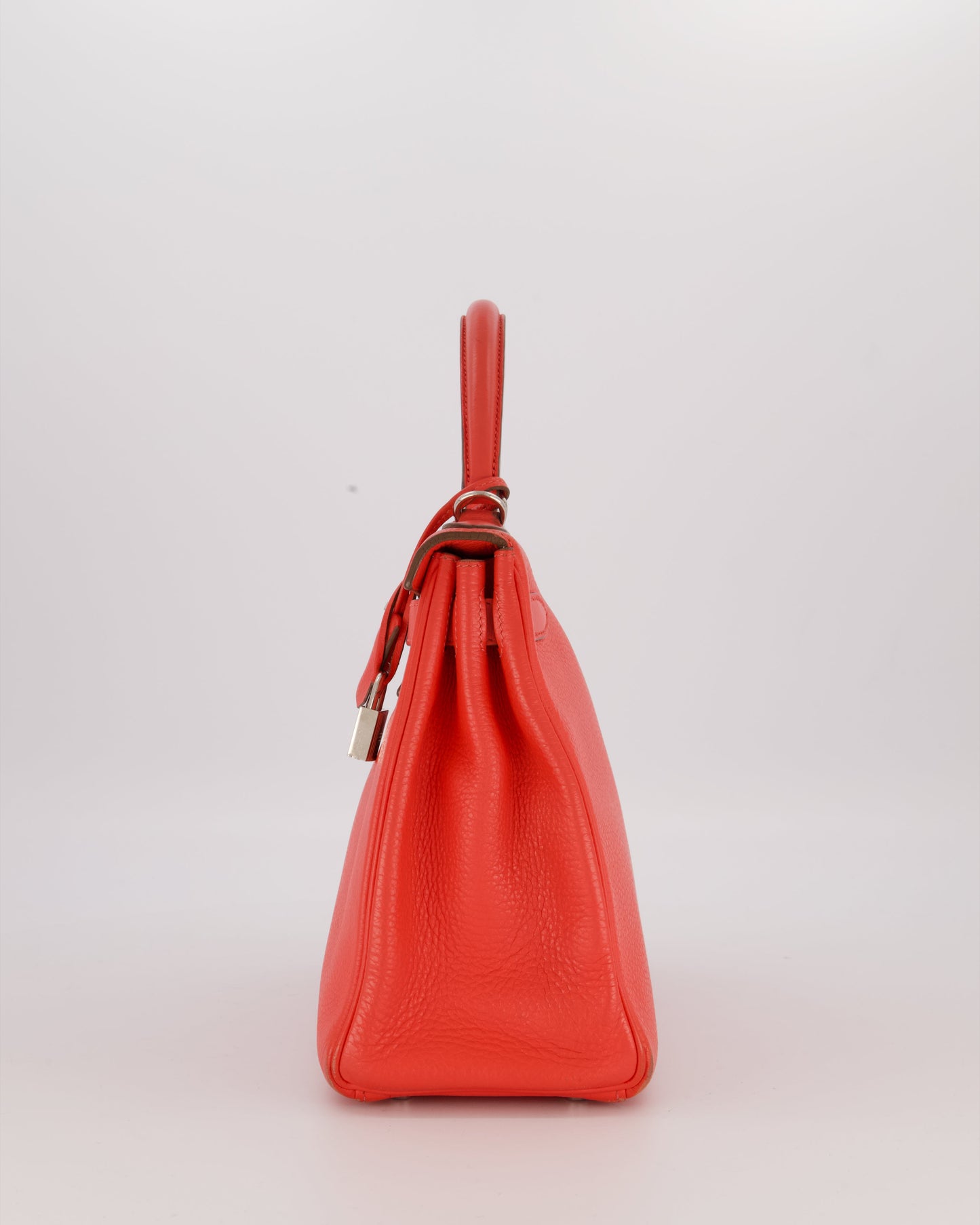 Hermes Kelly 28 Retourne Bag in Rose Jaipur Togo Leather with Palladium Hardware