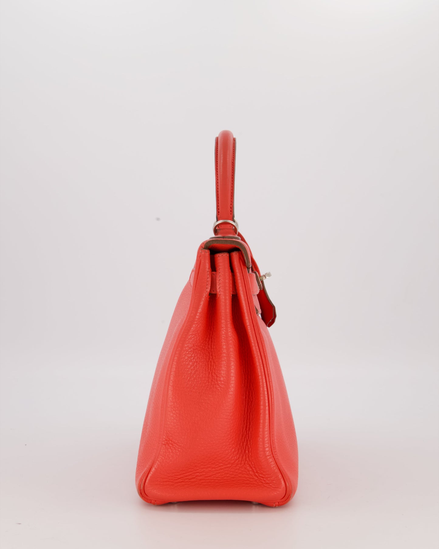 Hermes Kelly 28 Retourne Bag in Rose Jaipur Togo Leather with Palladium Hardware