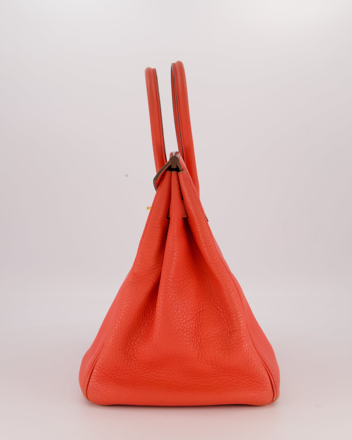 Hermes Birkin Retourne 35 Bag in Rose Jaipur Togo Leather with Gold Hardware