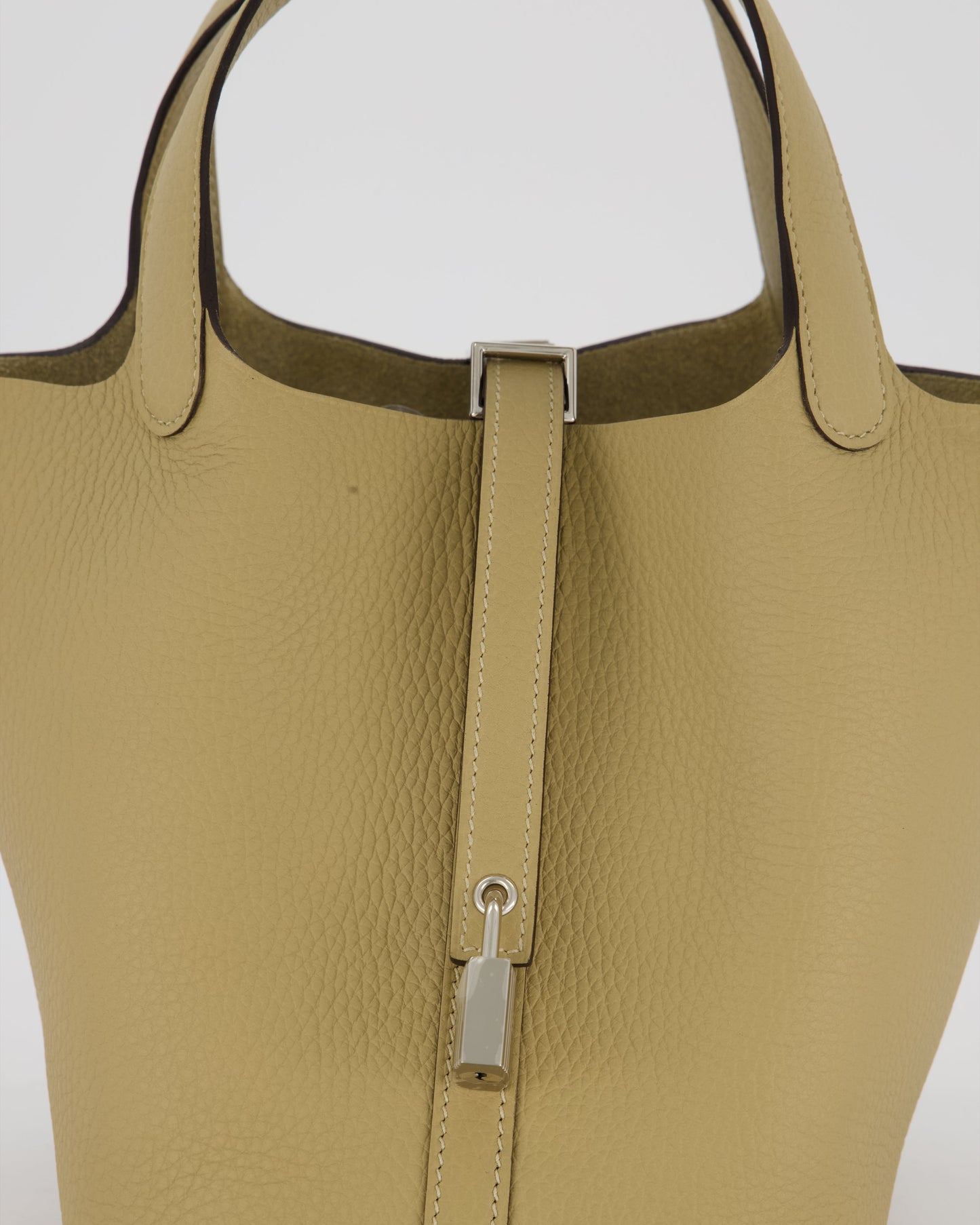 *HOT COLOUR* Hermes Picotin Lock Bag 18cm in Trench Clemence Leather with Palladium Hardware