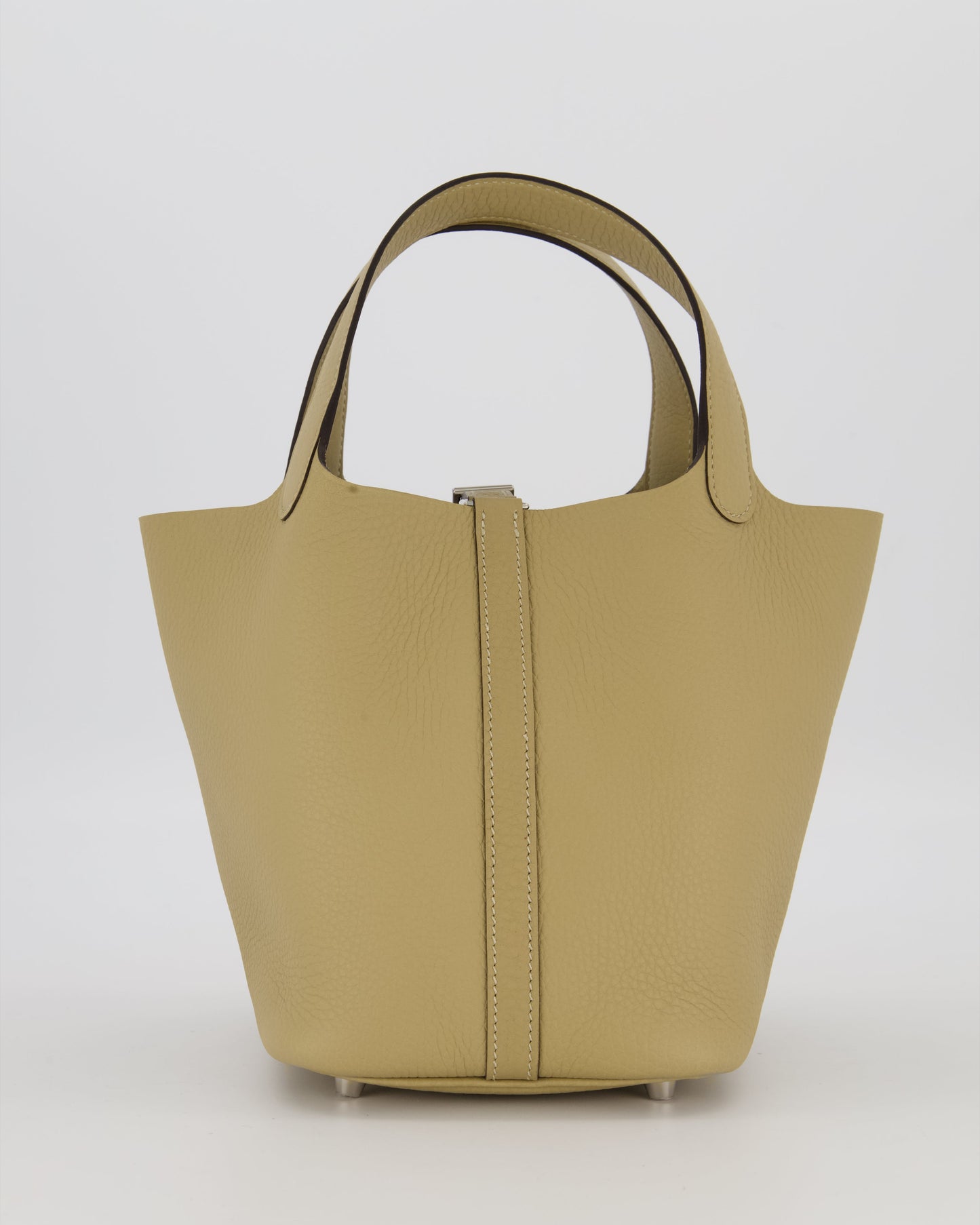 *HOT COLOUR* Hermes Picotin Lock Bag 18cm in Trench Clemence Leather with Palladium Hardware