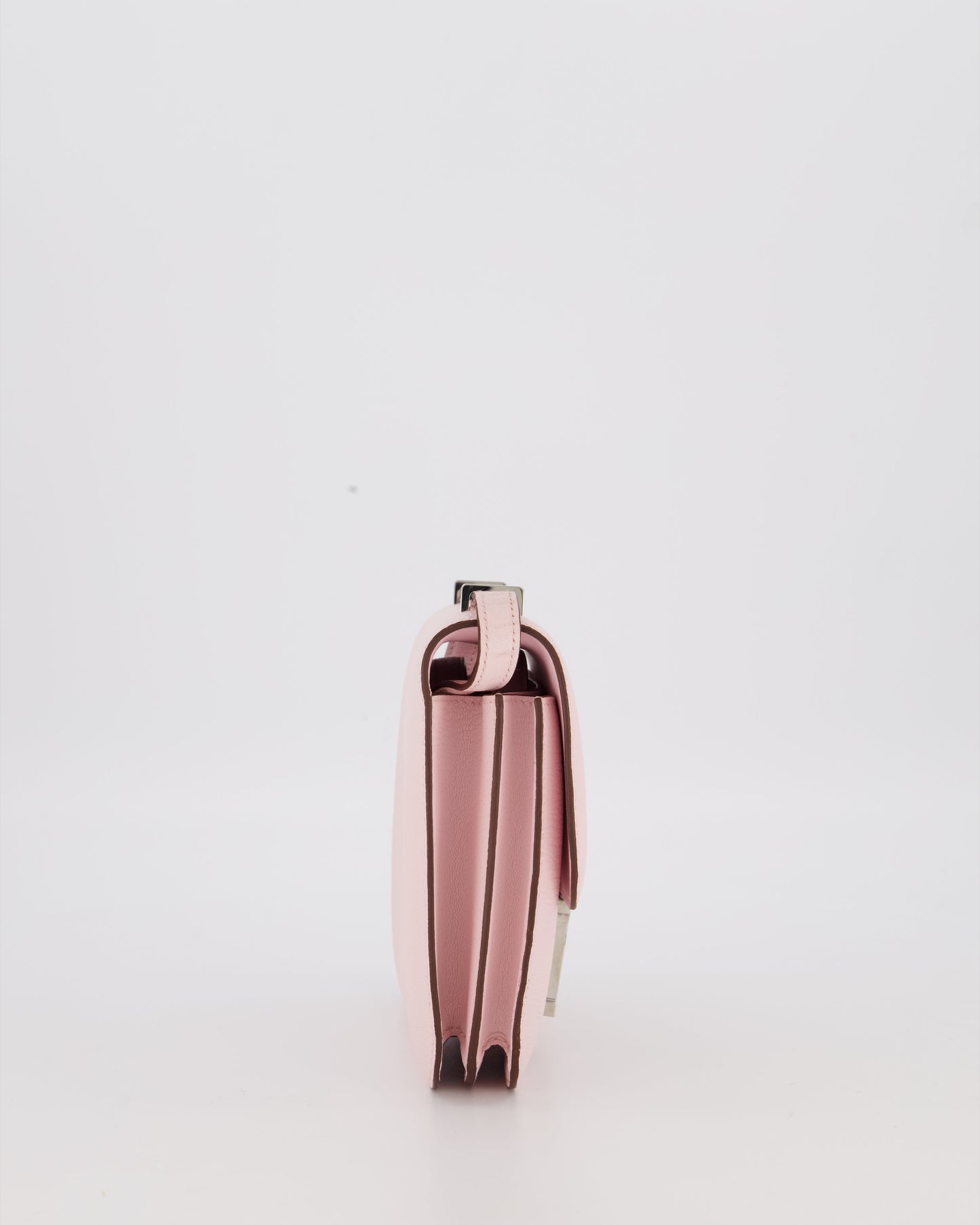 Hermes Constance III 18 Miroir Bag in Rose Darling Chevrè Mysore Leather with Palladium Permabrass Hardware