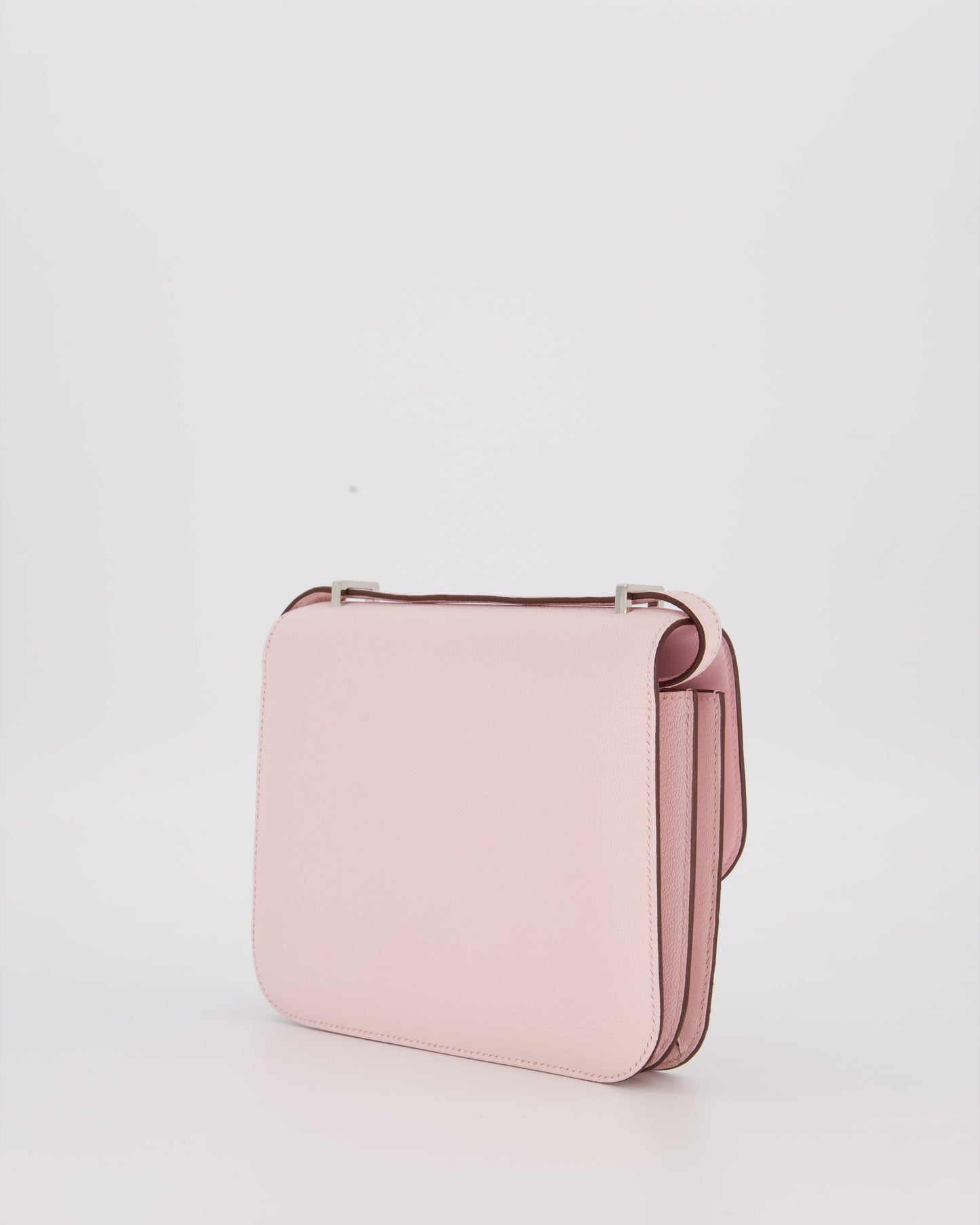 Hermes Constance III 18 Miroir Bag in Rose Darling Chevrè Mysore Leather with Palladium Permabrass Hardware