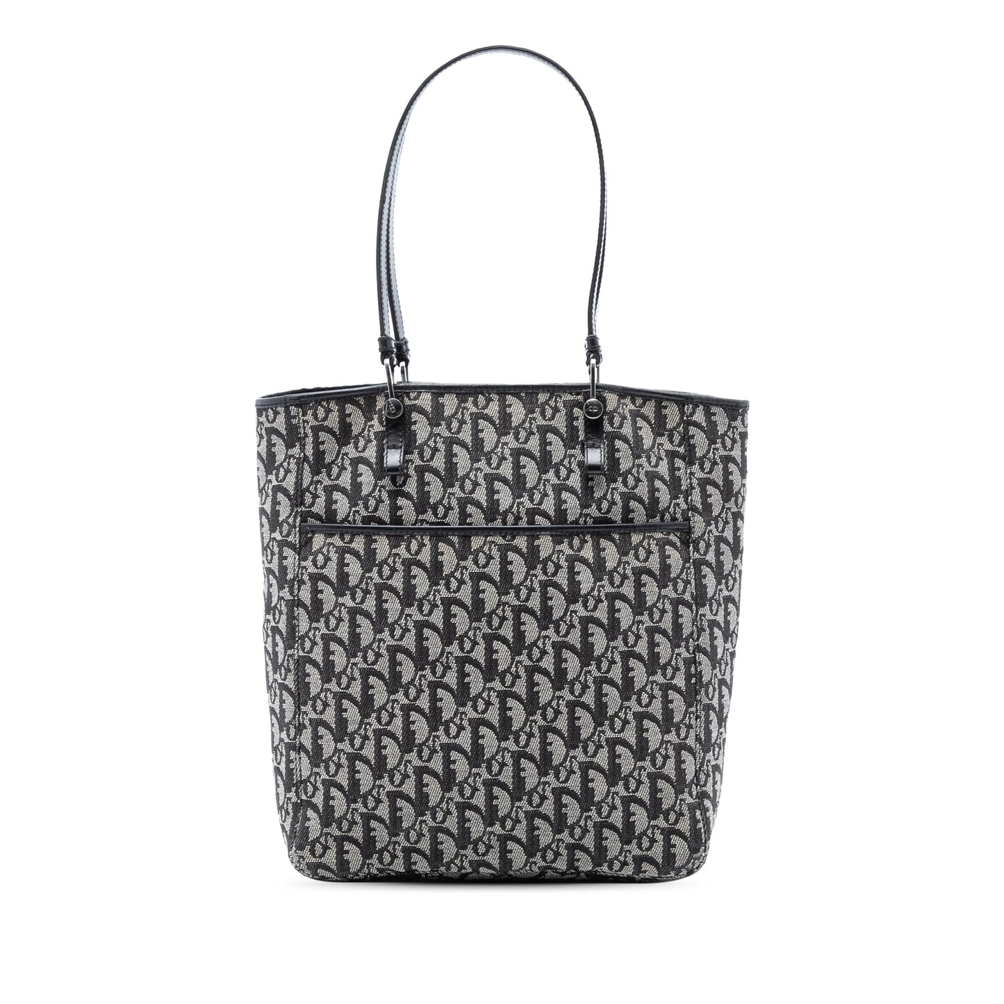 Black Dior Diorissimo Trotter Canvas Tote