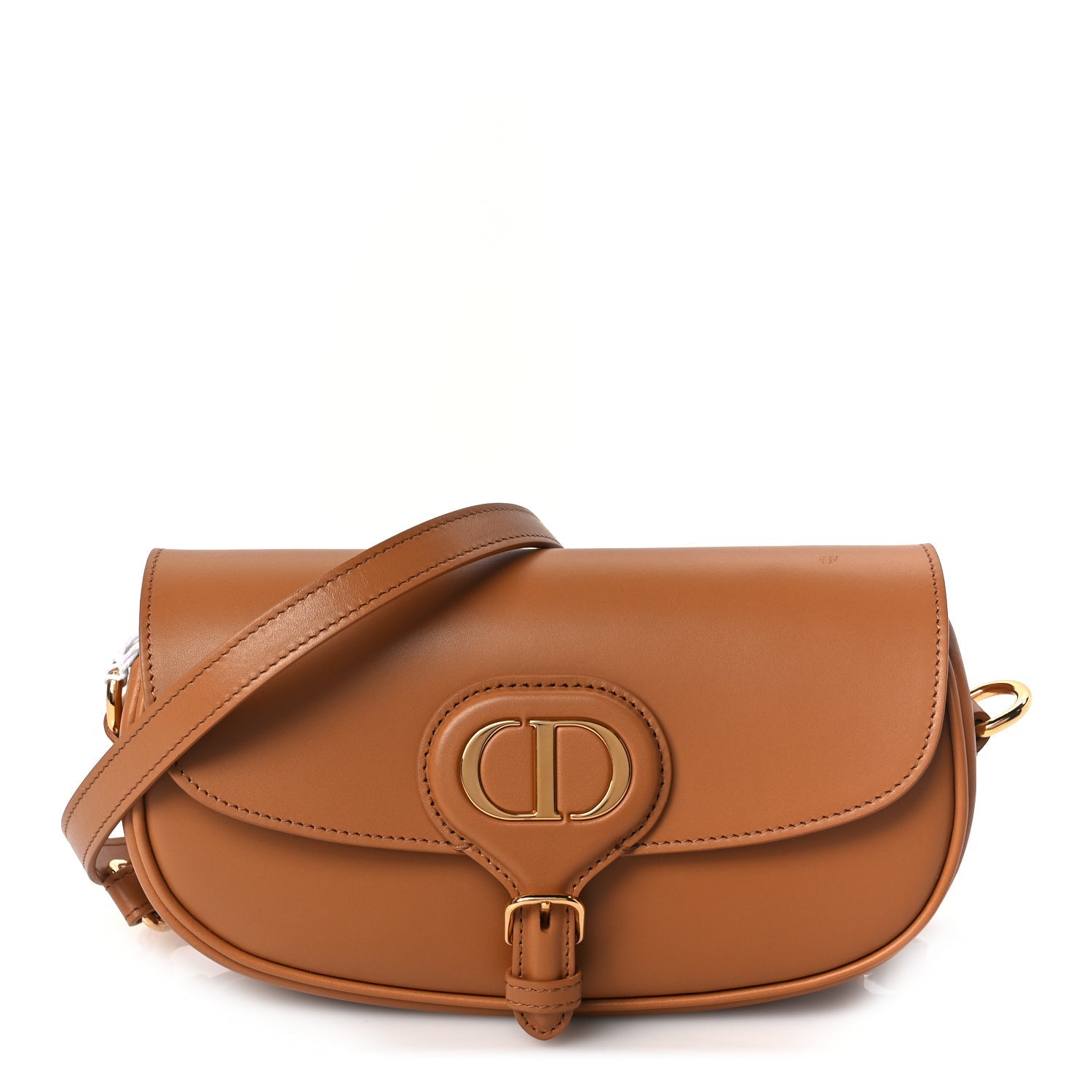 Christian Dior Box Calfskin East West Bobby Bag Amber