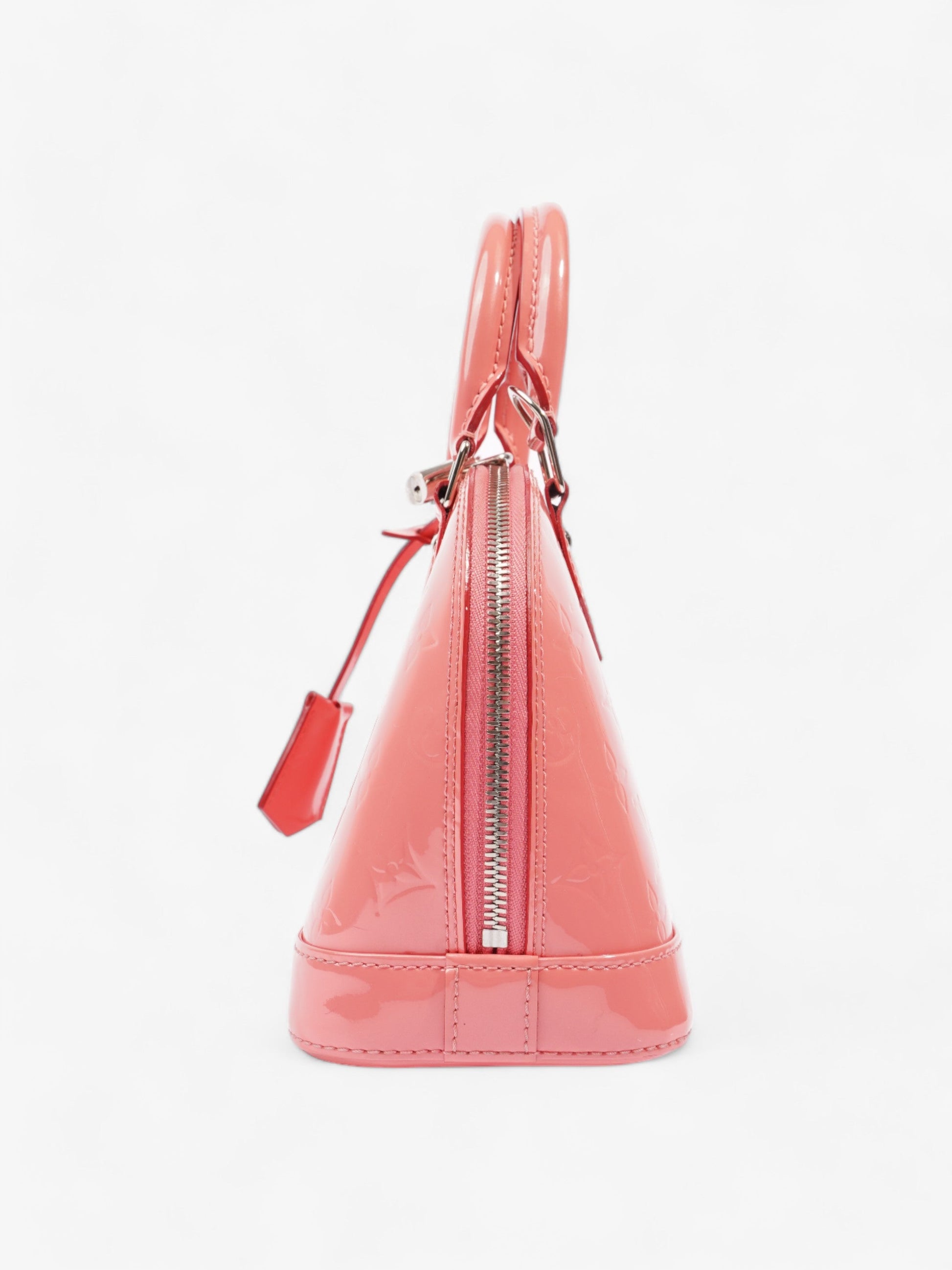 Louis Vuitton Alma BB Pink Vernis Leather