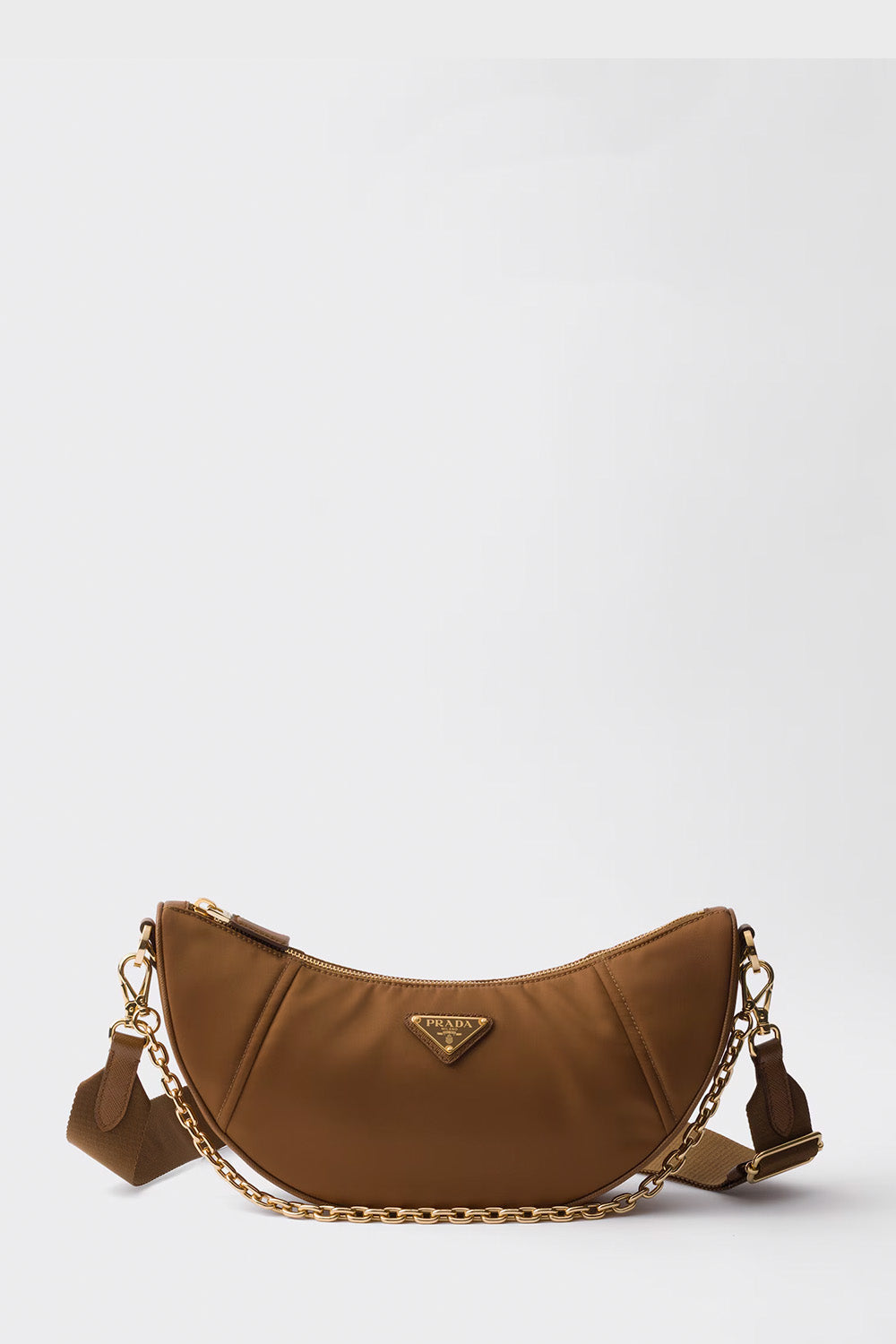 Prada Demi-Lune Re-Nylon Shoulder Bag
