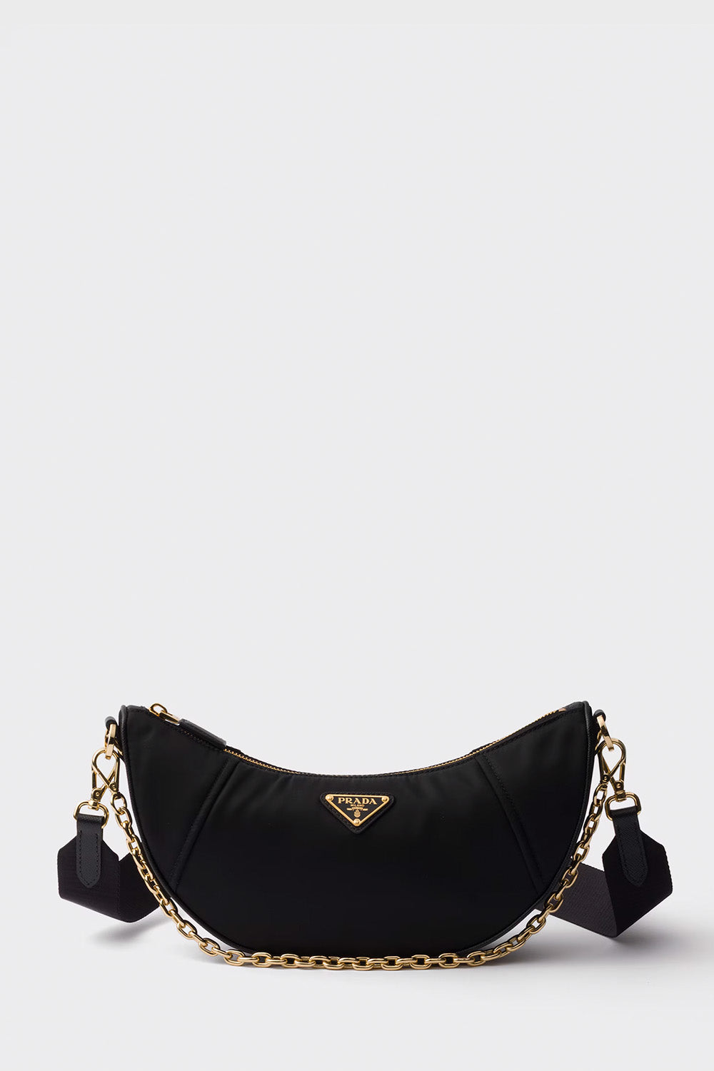 Prada Demi-Lune Re-Nylon Shoulder Bag