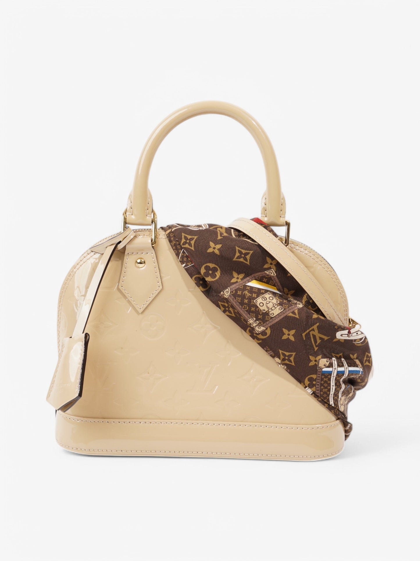 Louis Vuitton Alma Beige Vernis Leather BB