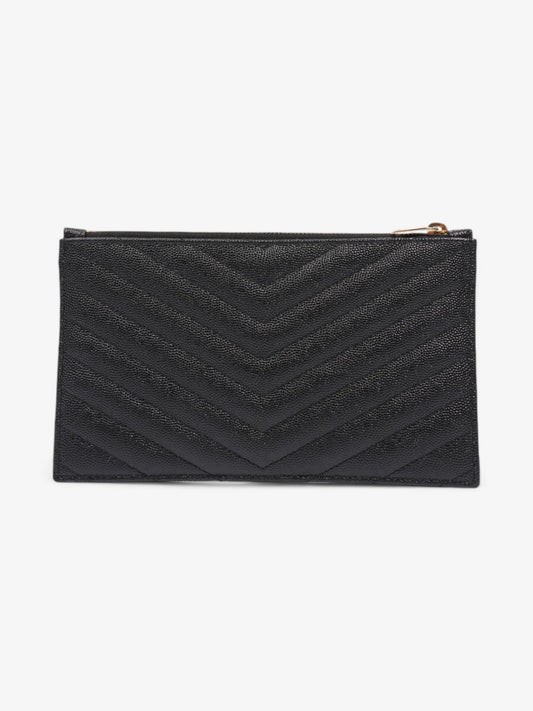 Saint Laurent CASSANDRE MATELASSÃÂ pouch Black Calfskin Leather