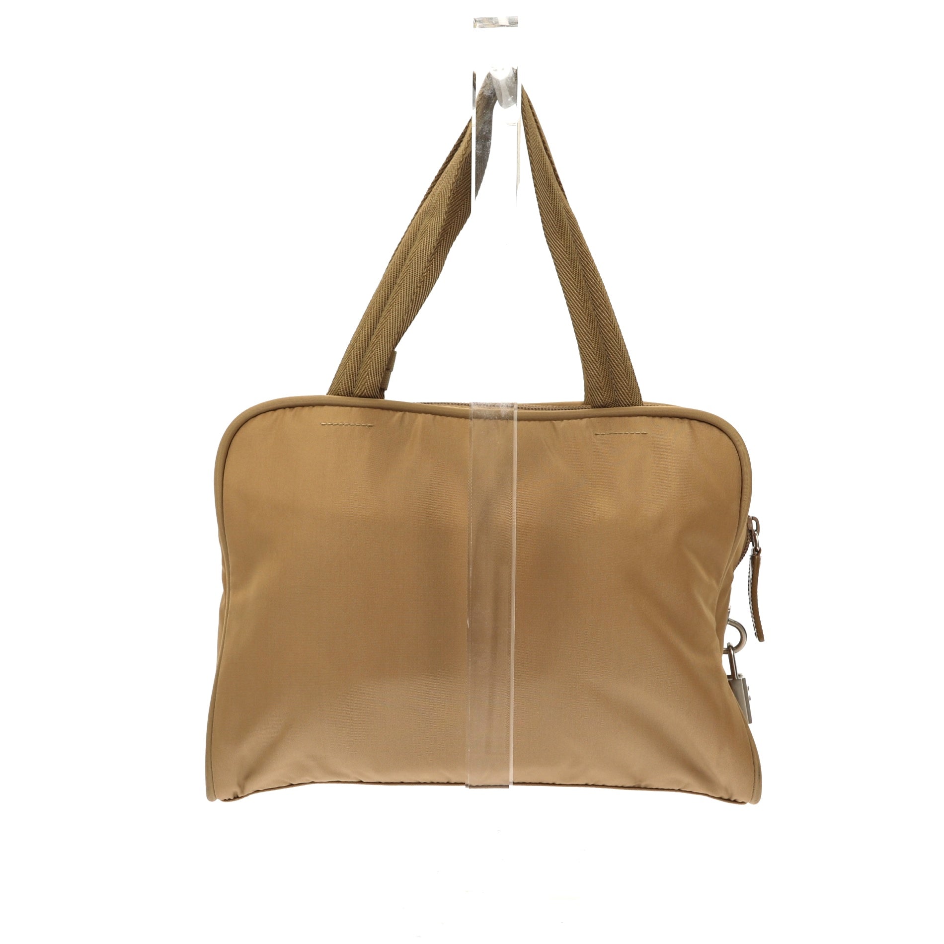 PRADA Handbag in Brown Fabric