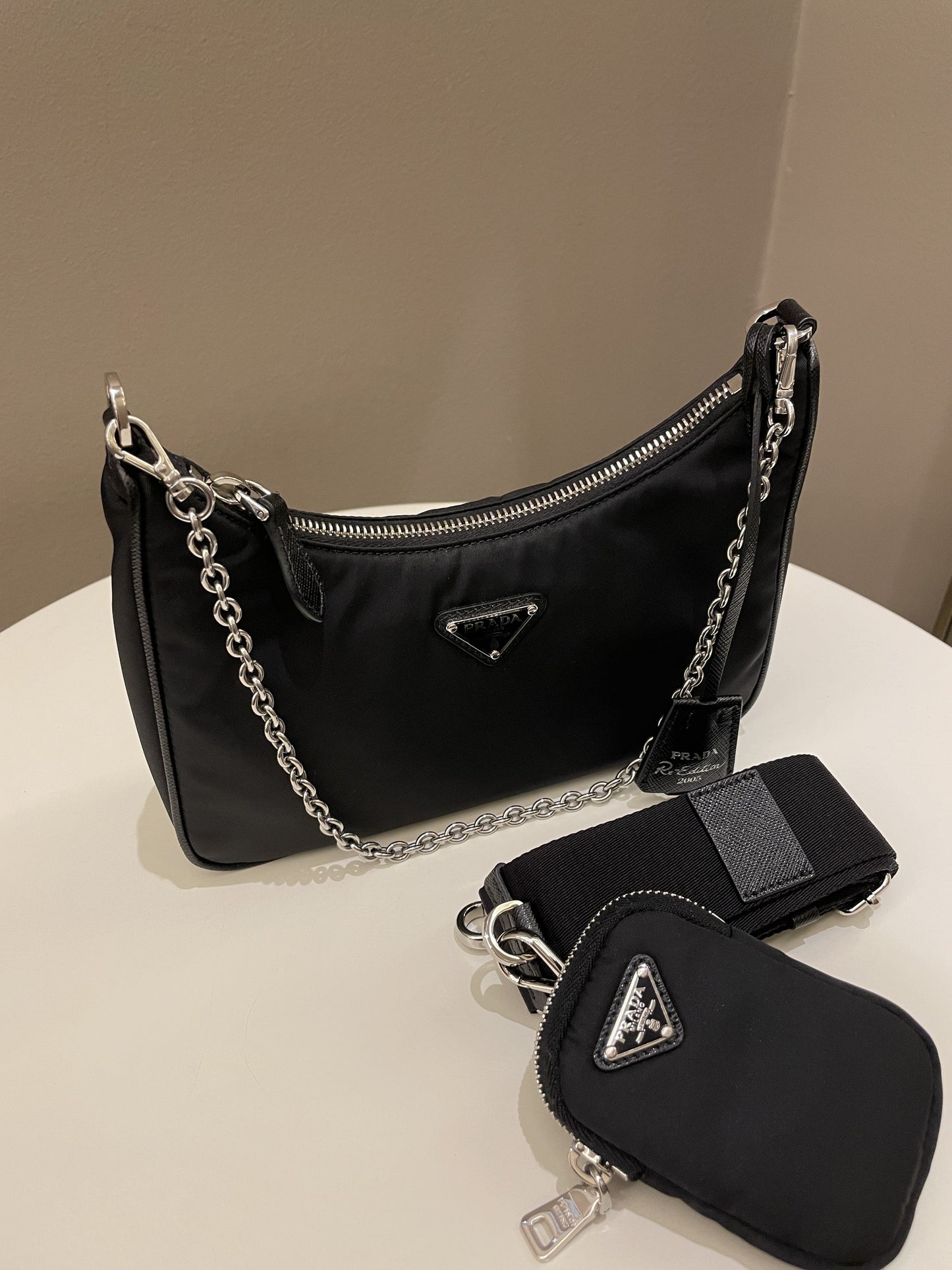 Prada Re-Edition Nylon Bag Black Nylon