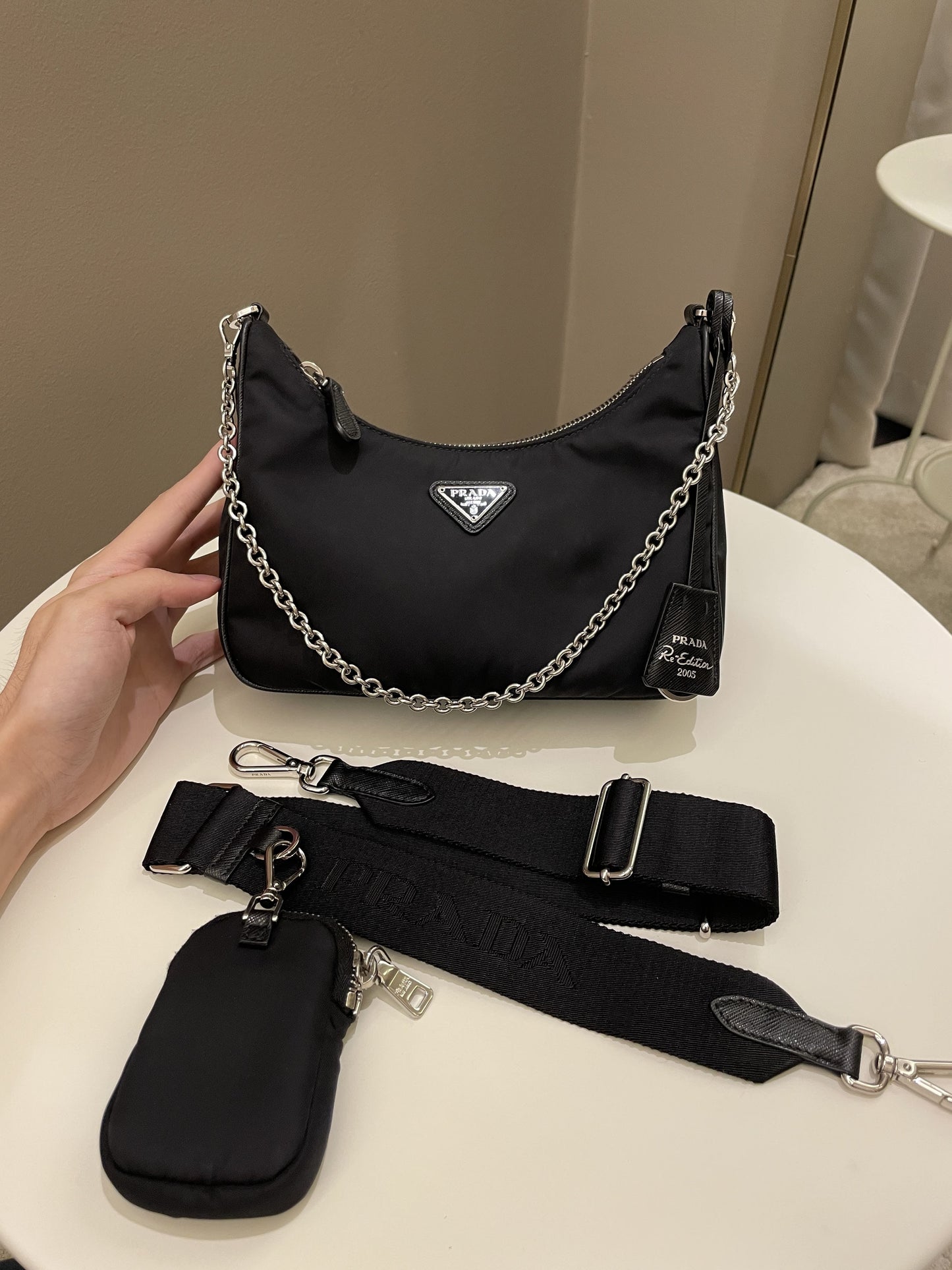 Prada Re-Edition Re-Nylon Bag Black