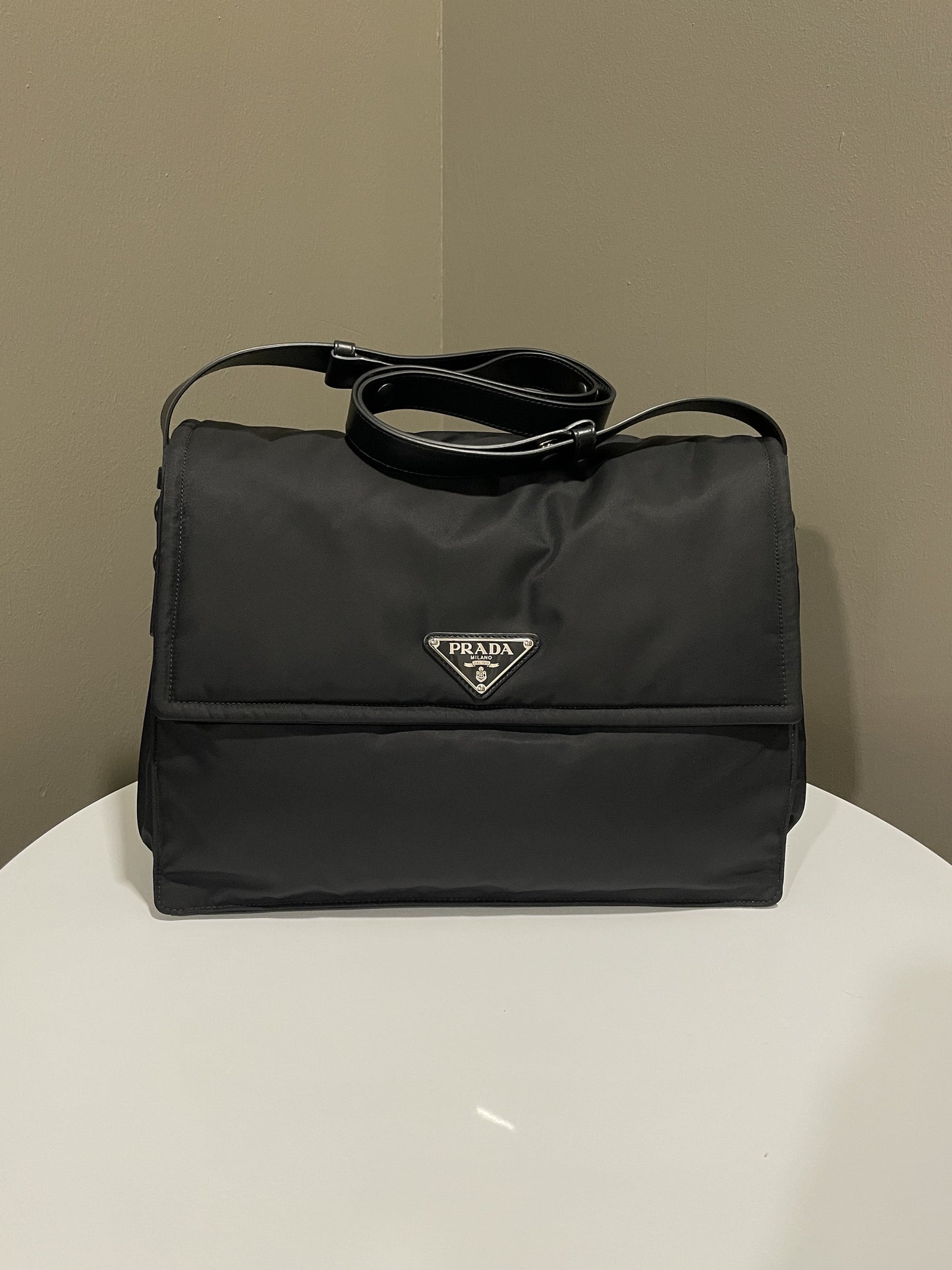 Prada Padded Pattina Bag Black Nylon