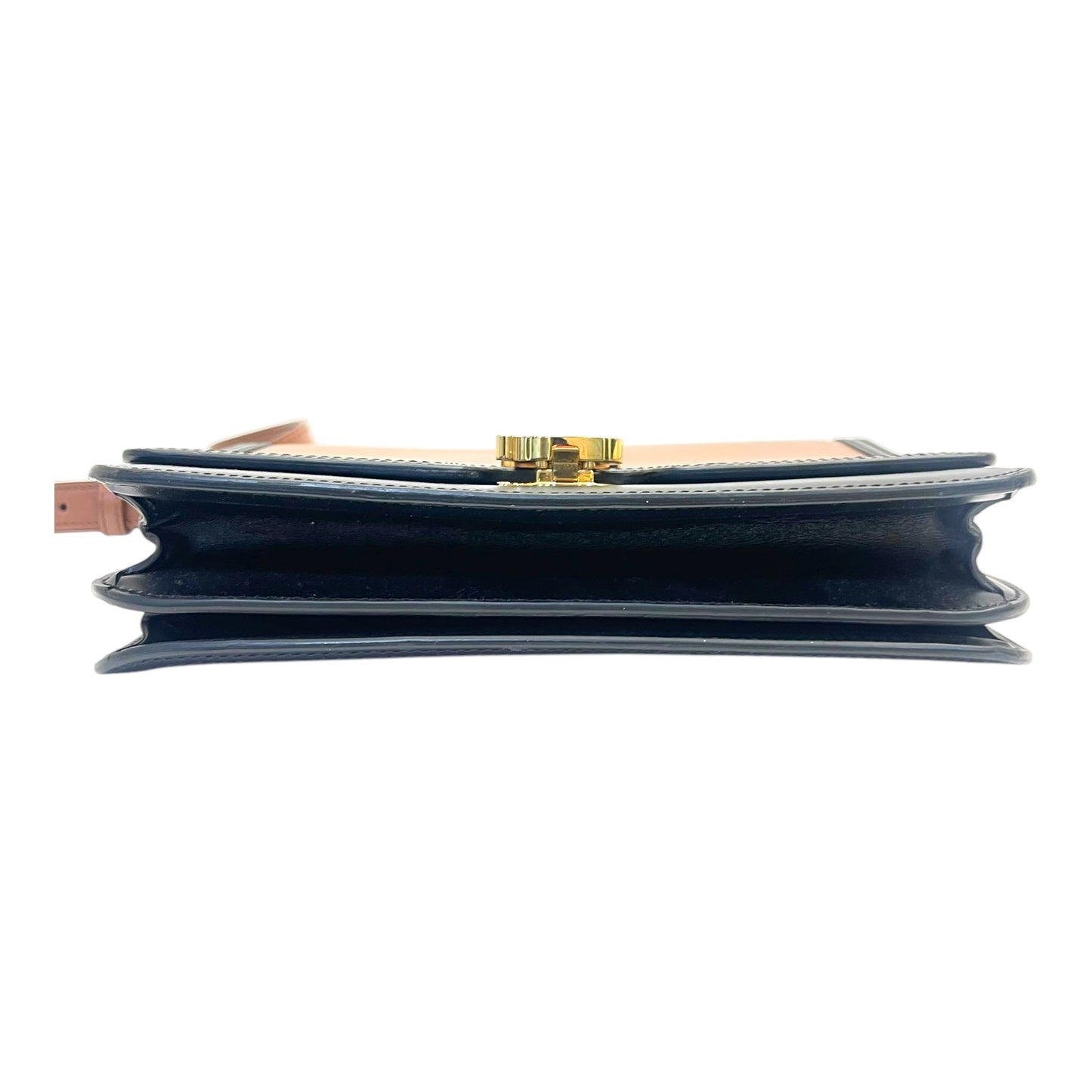 Burberry Brown Leather TB Shoulder Bag