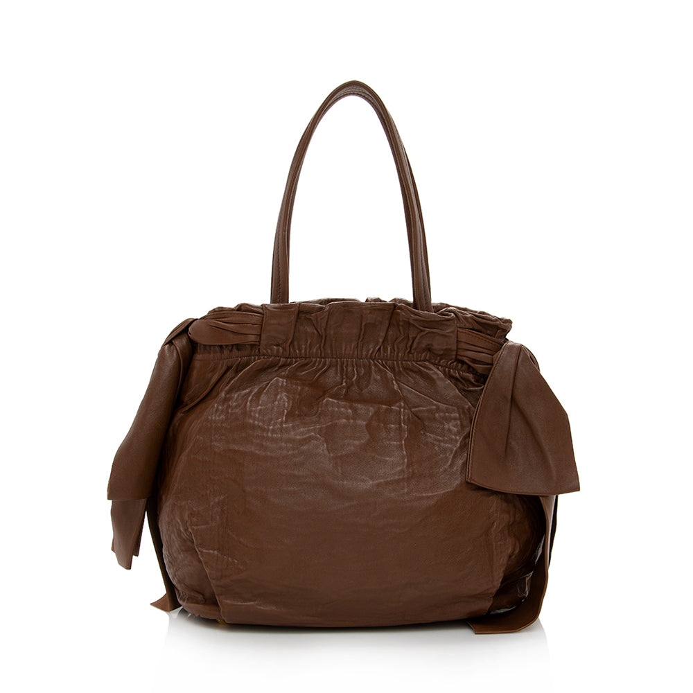 Prada Nappa Antique Bow Satchel - FINAL (SHF-15430)