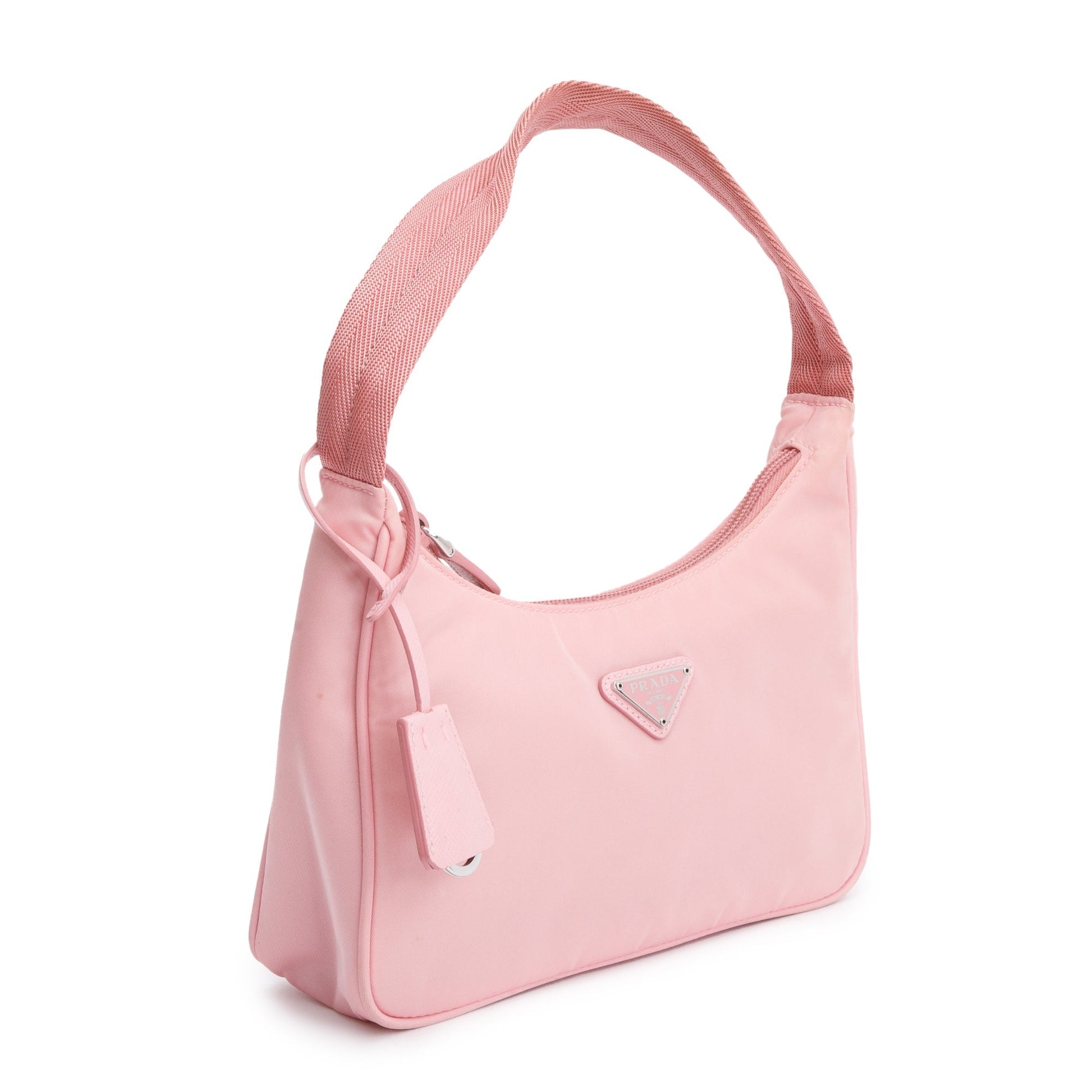 Prada 2021 Pink Re-Edition 2000 Re-Nylon Mini Bag