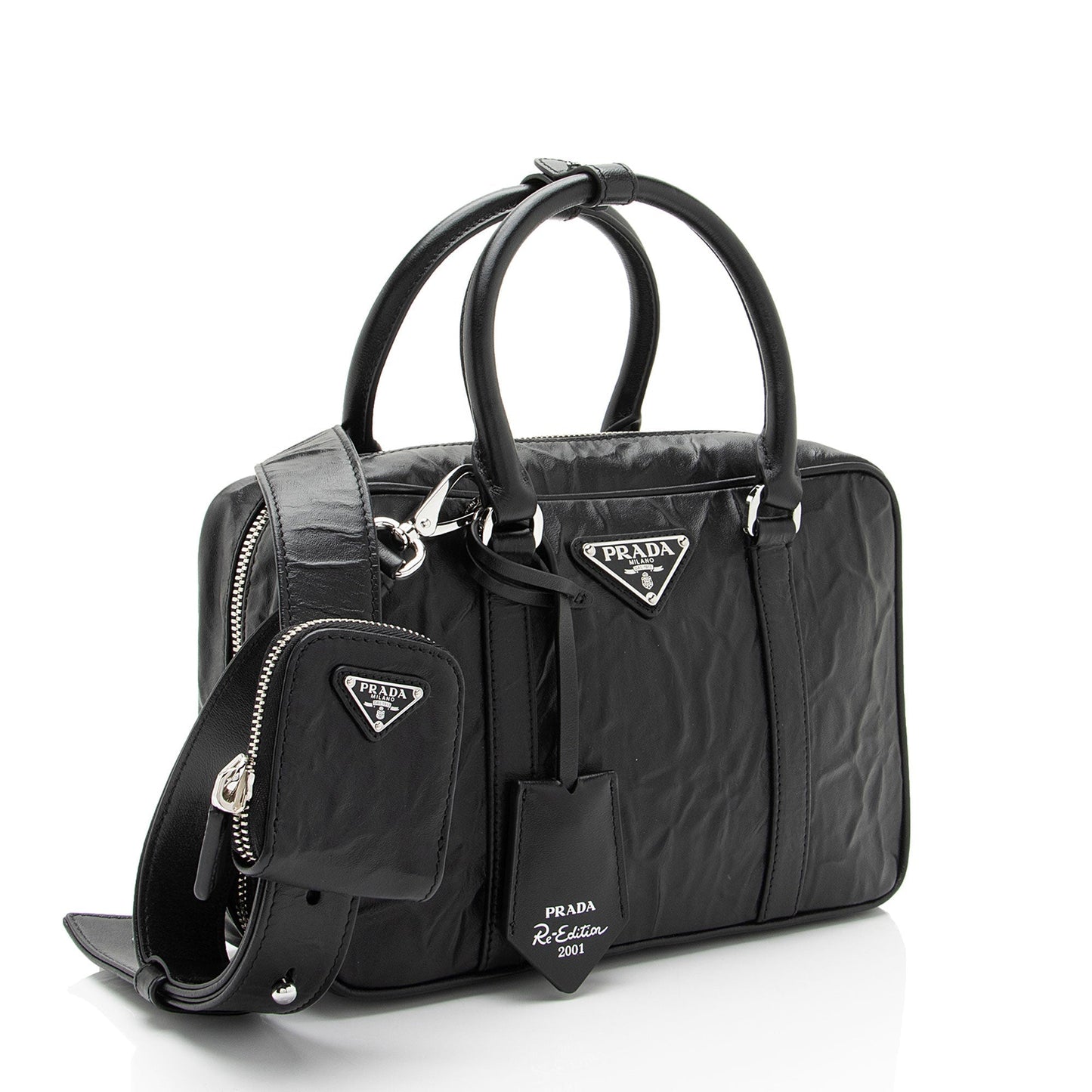 Prada Antique Nappa Leather Re-Edition 2001 Tote