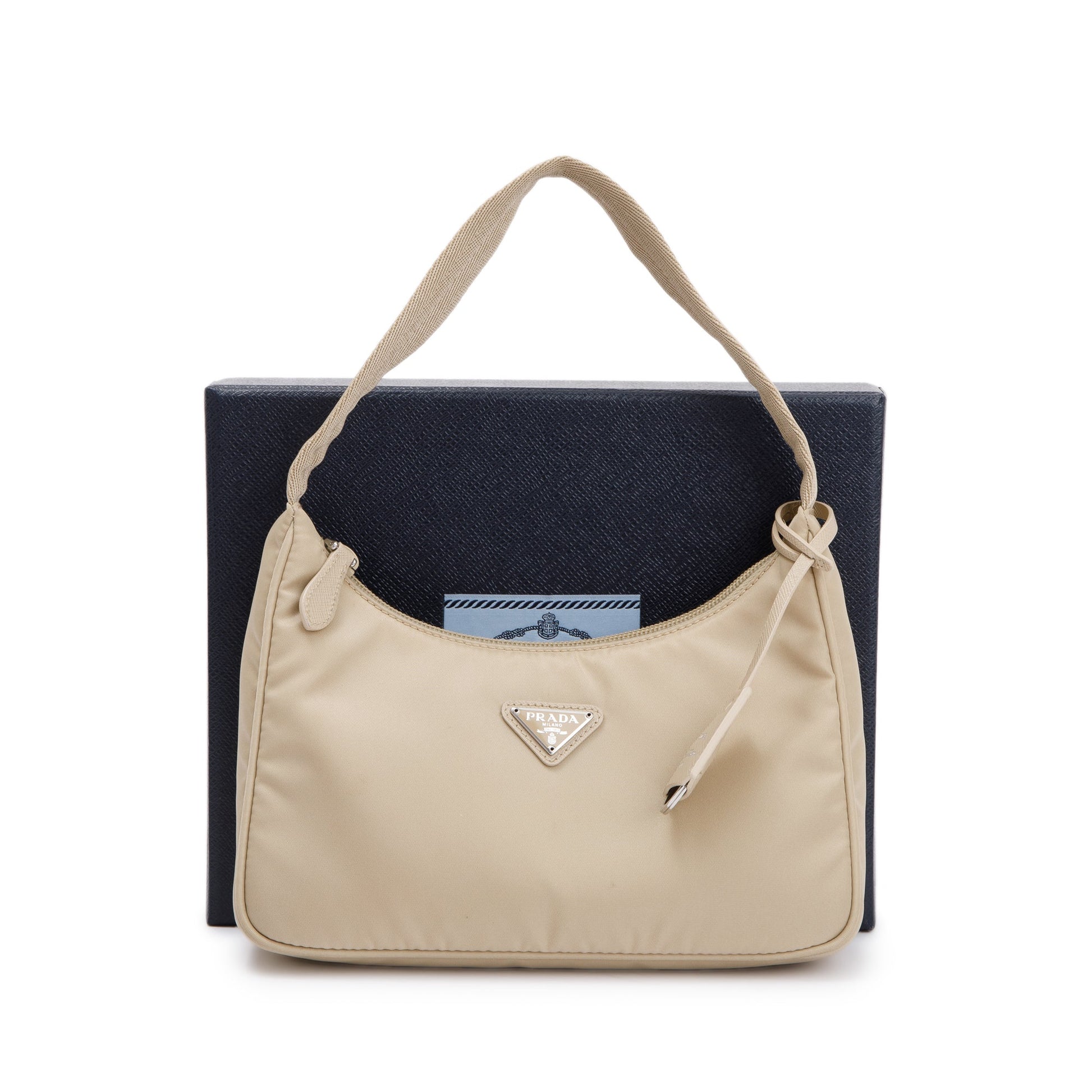 Prada Beige Re-Edition 2000 Re-Nylon Mini Bag