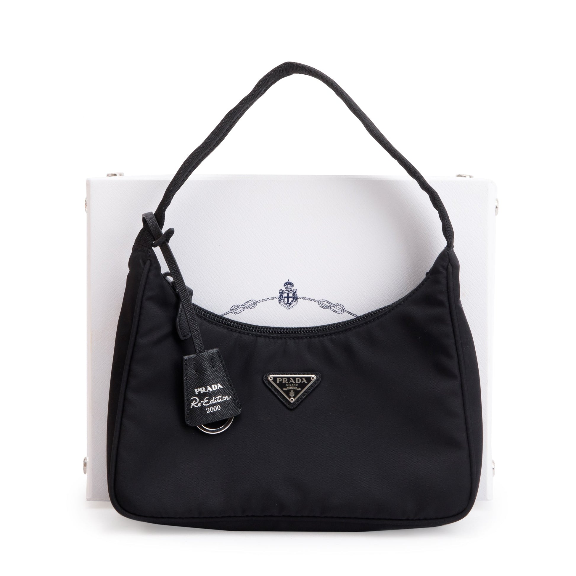 Prada Black Re-Edition 2000 Re-Nylon Mini Bag