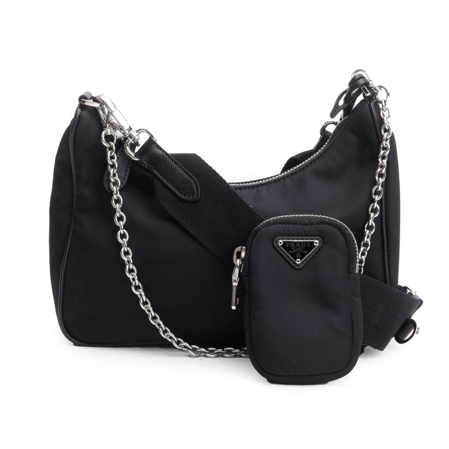 Prada Black Re-Edition 2005 Re-Nylon Shoulder Bag