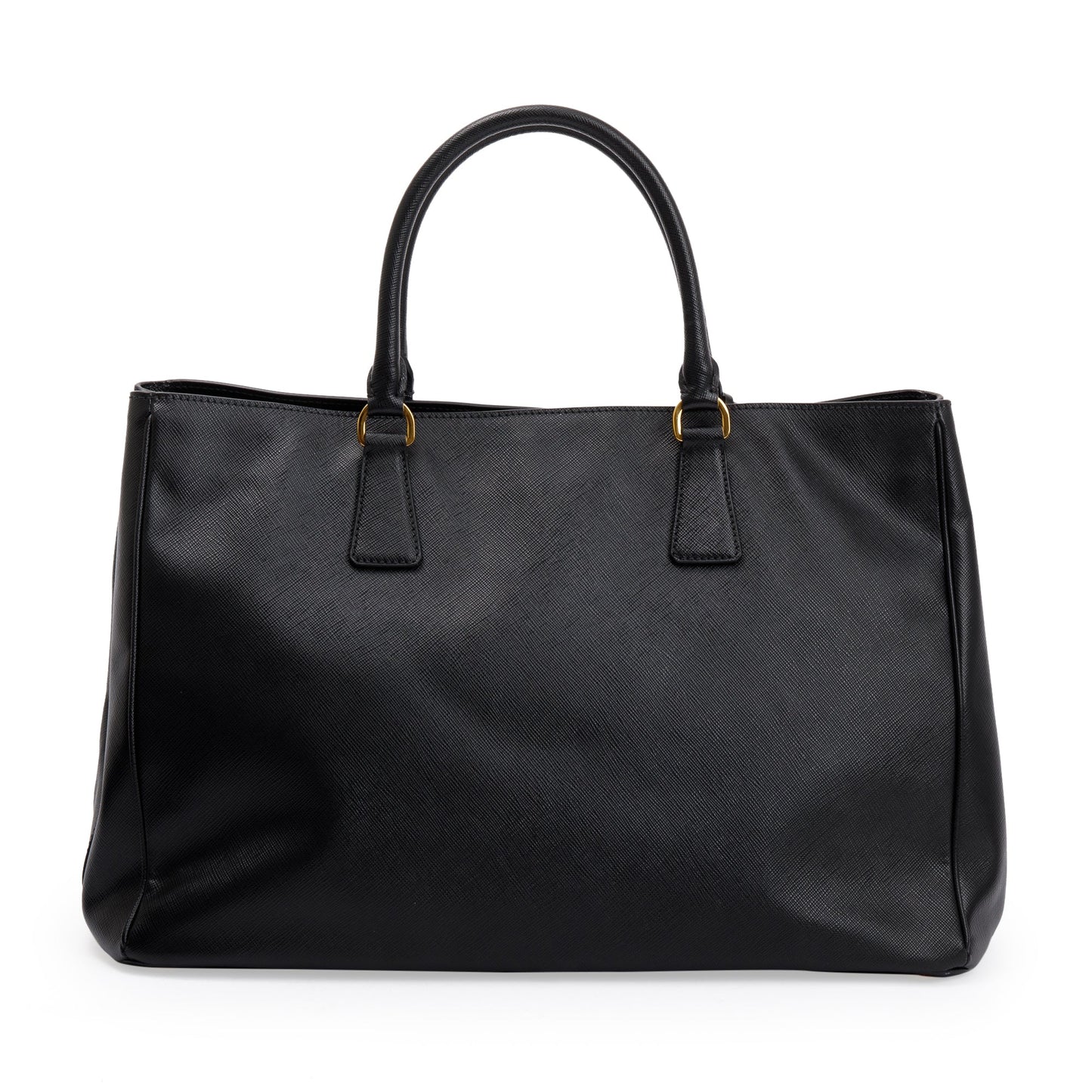 Prada Black Saffiano Lux Large Gardener's Tote