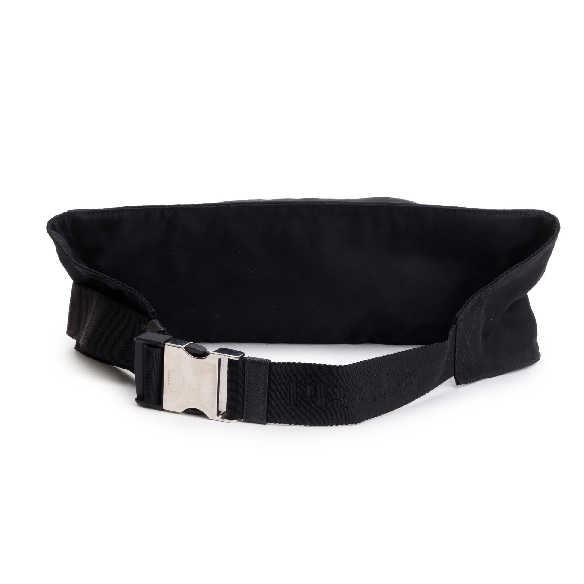 Prada Black Tessuto Nylon Montagne Belt Bag