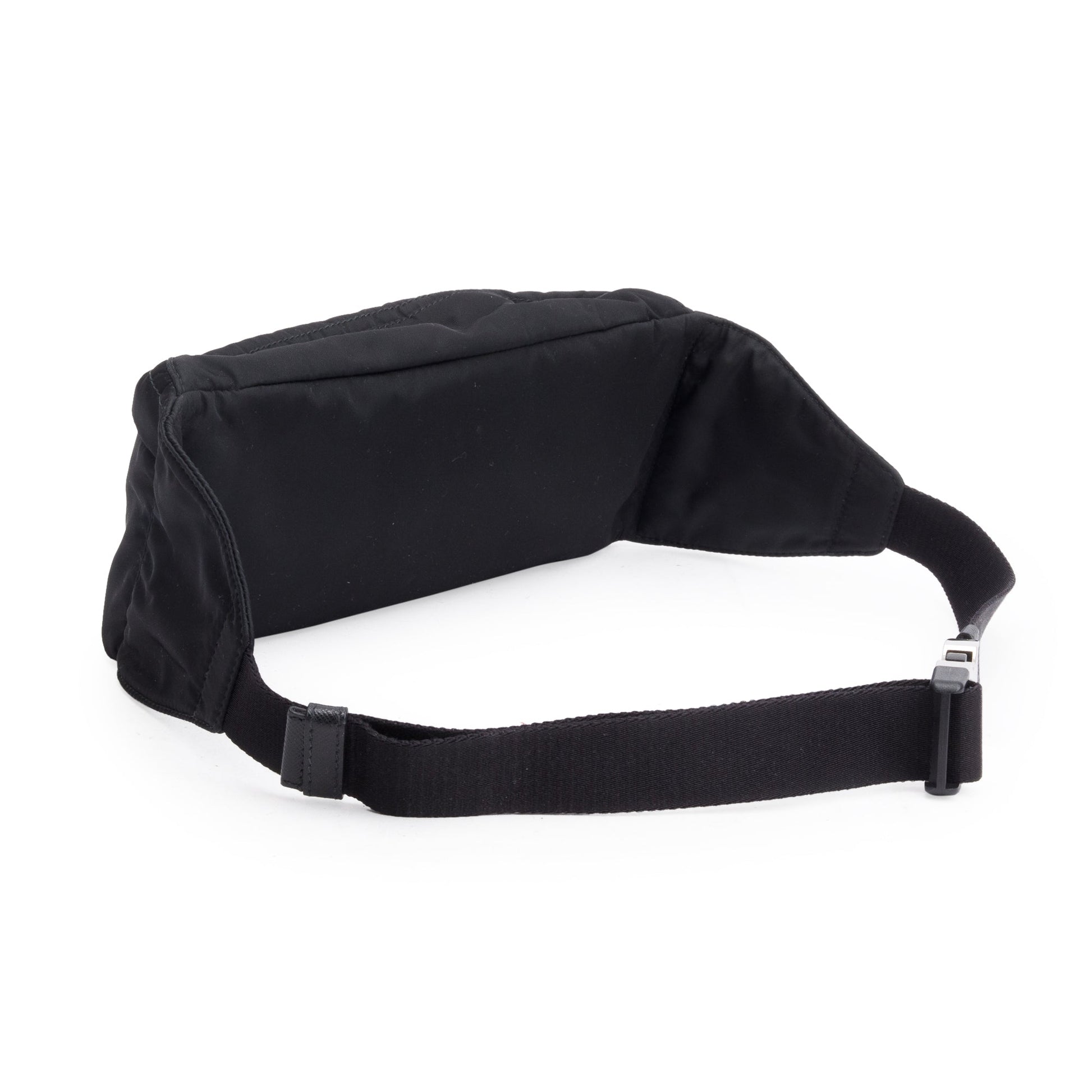 Prada Black Tessuto Nylon Montagne Belt Bag