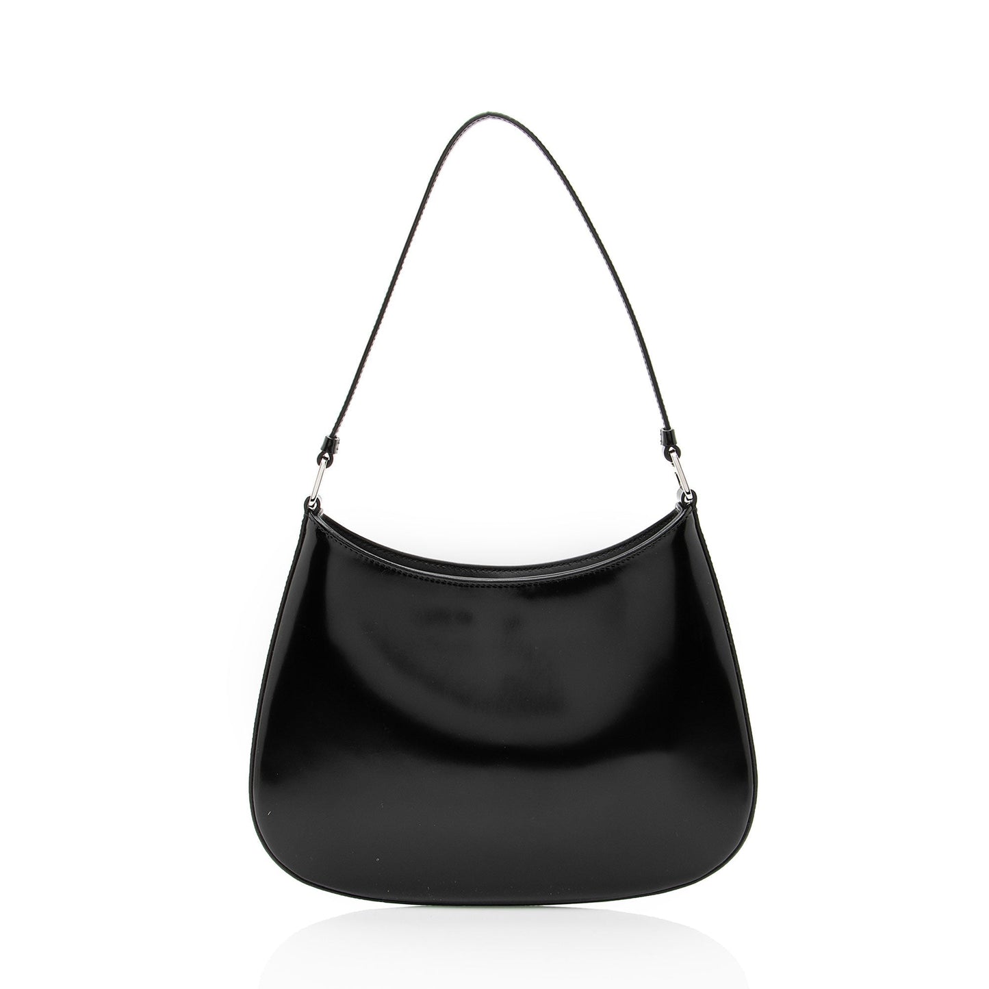 Prada Brushed Leather Cleo Shoulder Bag