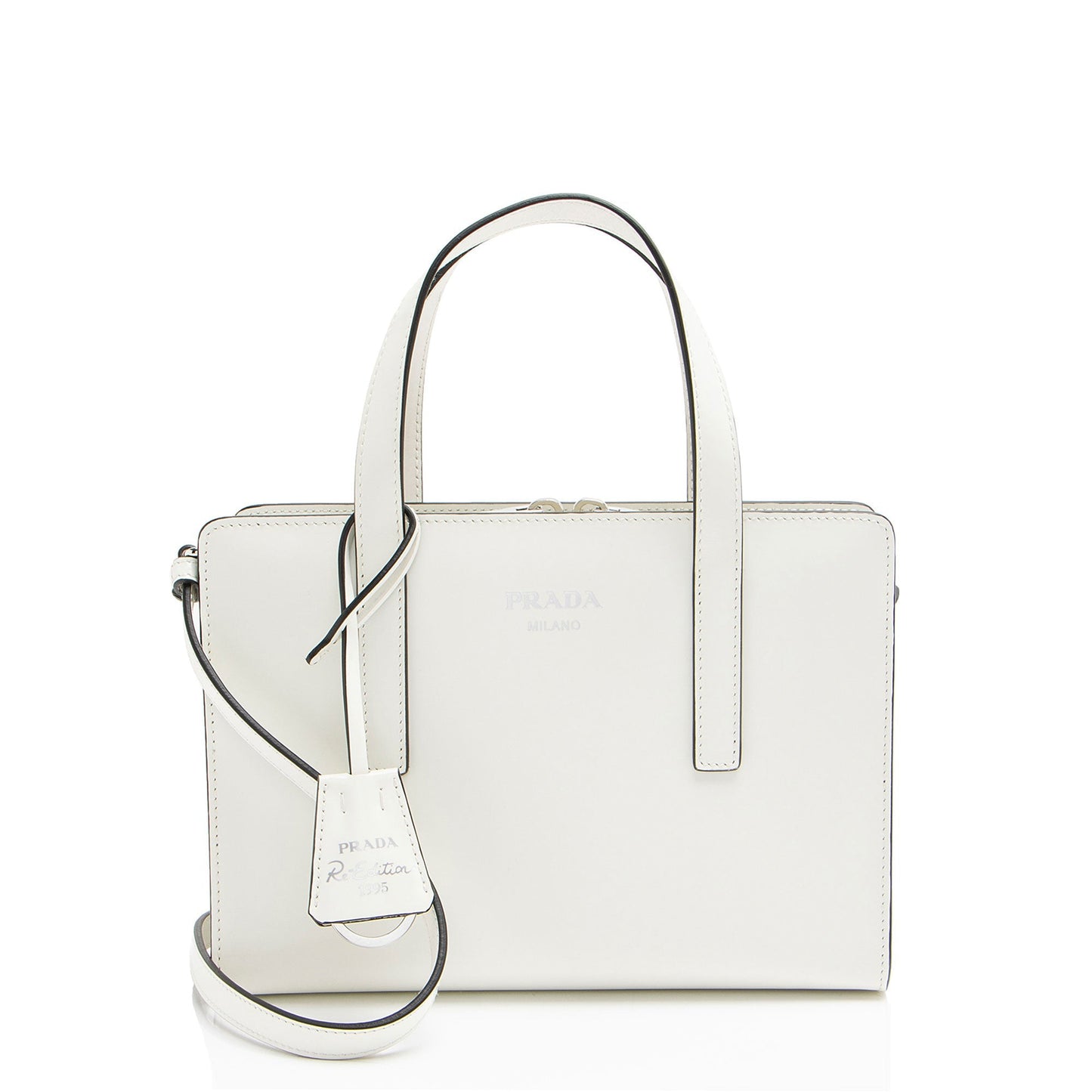 Prada Brushed Leather Re-Edition 1995 Mini Tote