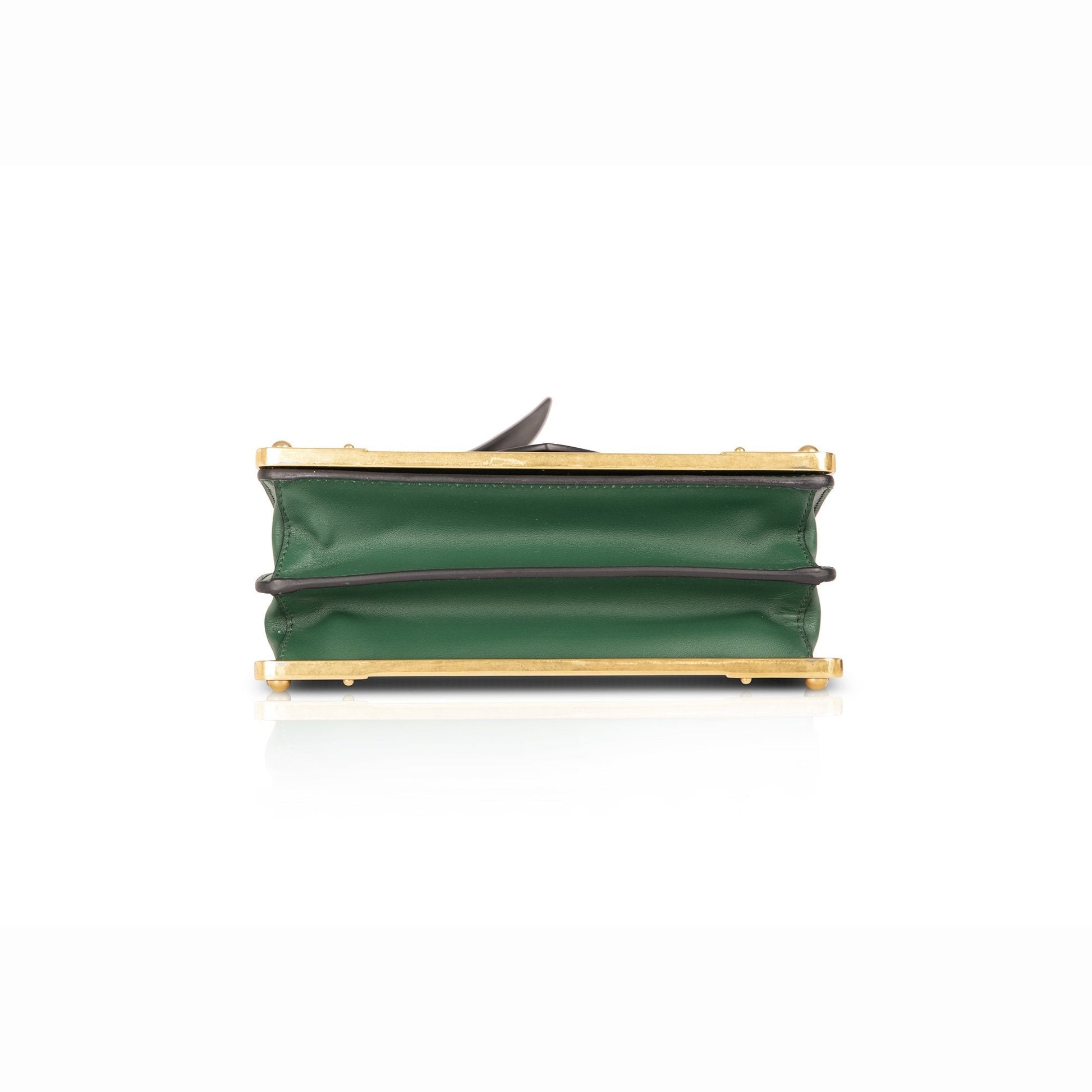 Prada Cahier Leather Shoulder Bag