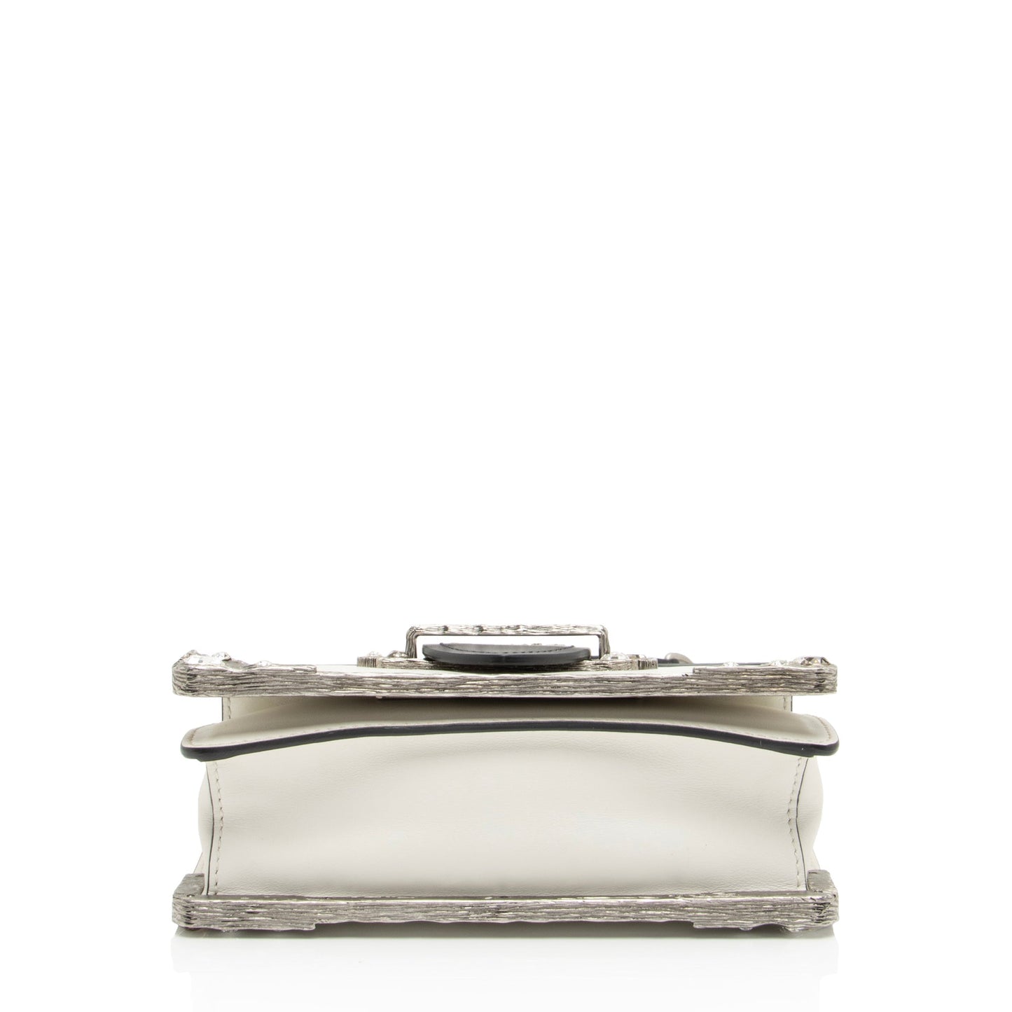 Prada Calfskin Crystal Cahier Shoulder Bag (SHF-Hlddcz)