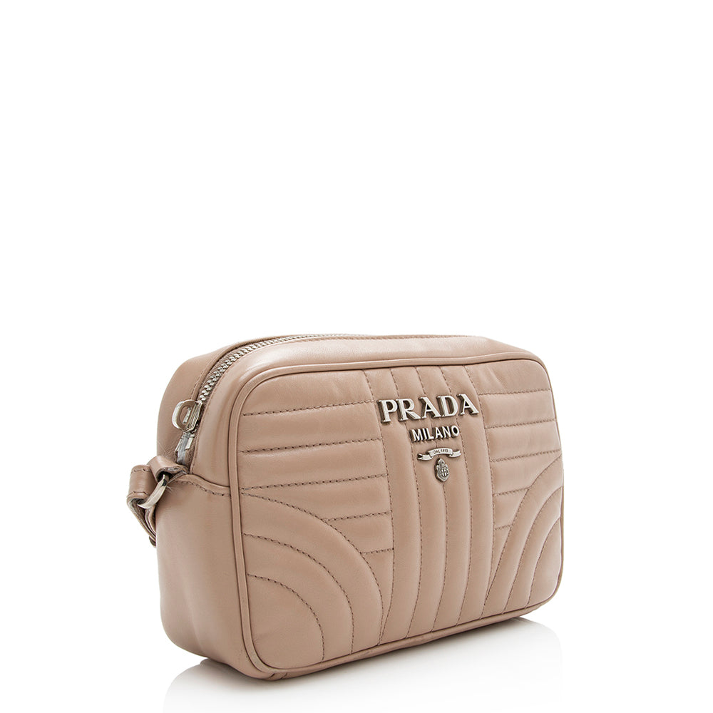 Prada Calfskin Diagramme Crossbody Bag - FINAL (SHF-21709)