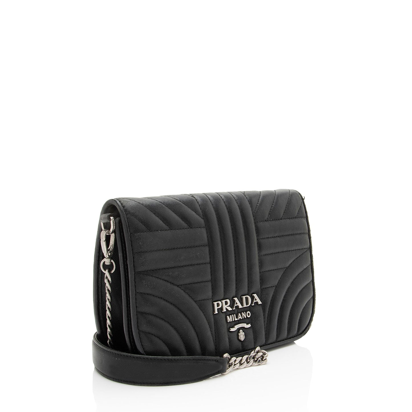 Prada Calfskin Diagramme Impunture Small Crossbody - FINAL SALE