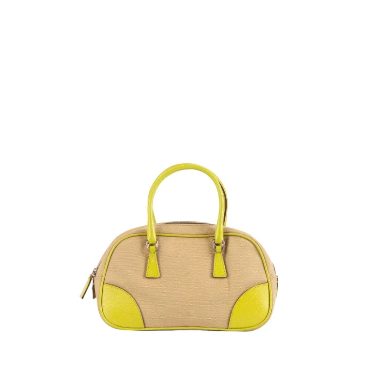 Prada Canapa Bauletto Handbag