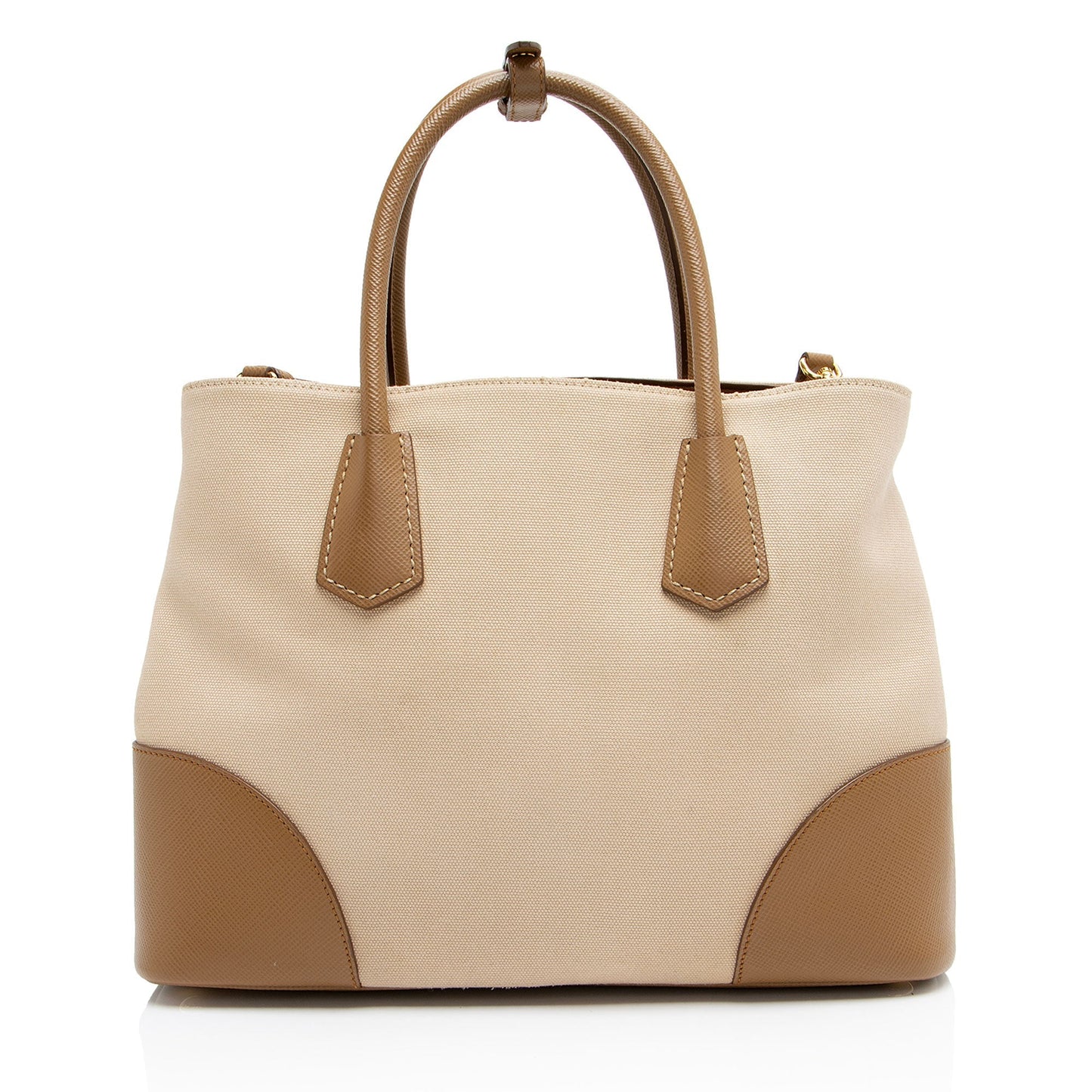 Prada Canapa Calfskin City Tote